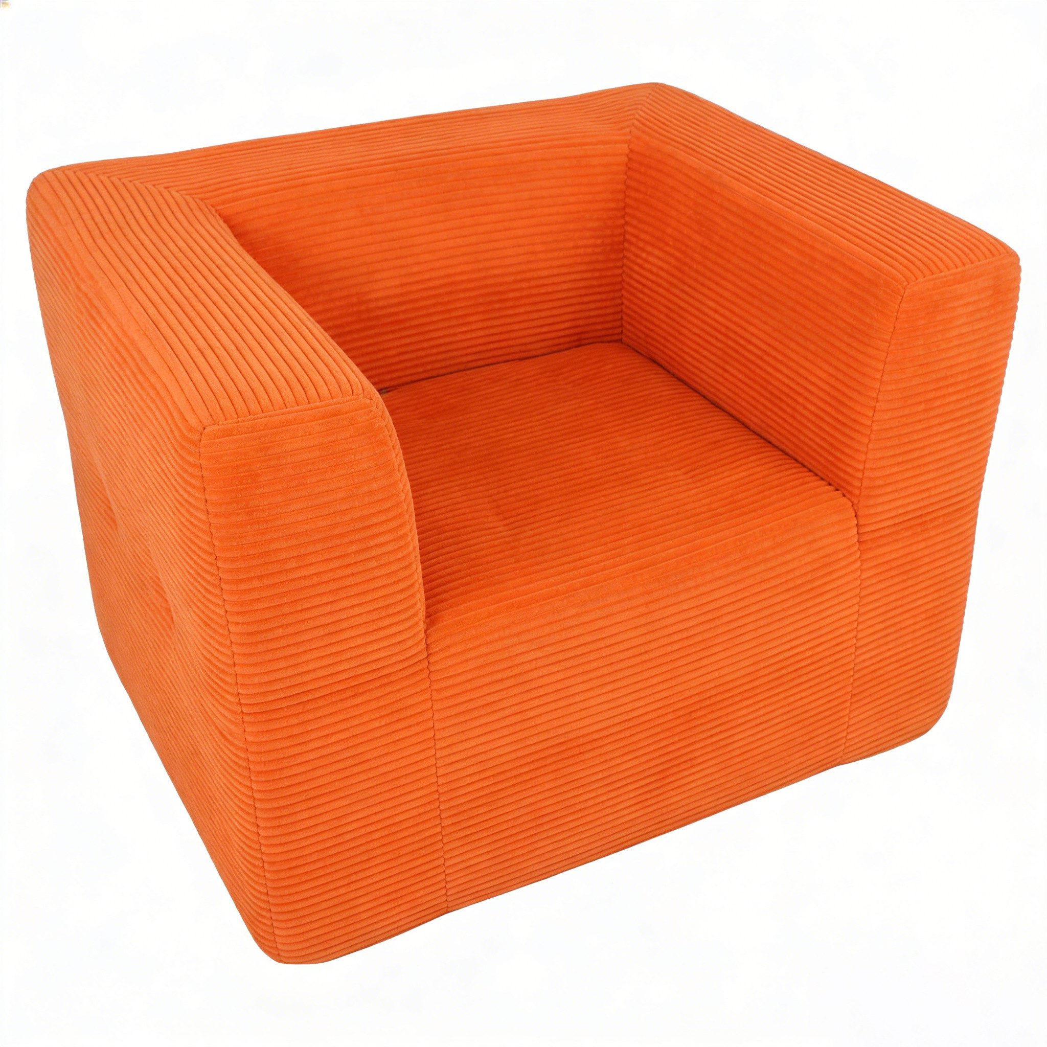 Happy Home Sofa Modernes Einzelsofa mit verstellbarer Rückenlehne armloser Relaxsessel