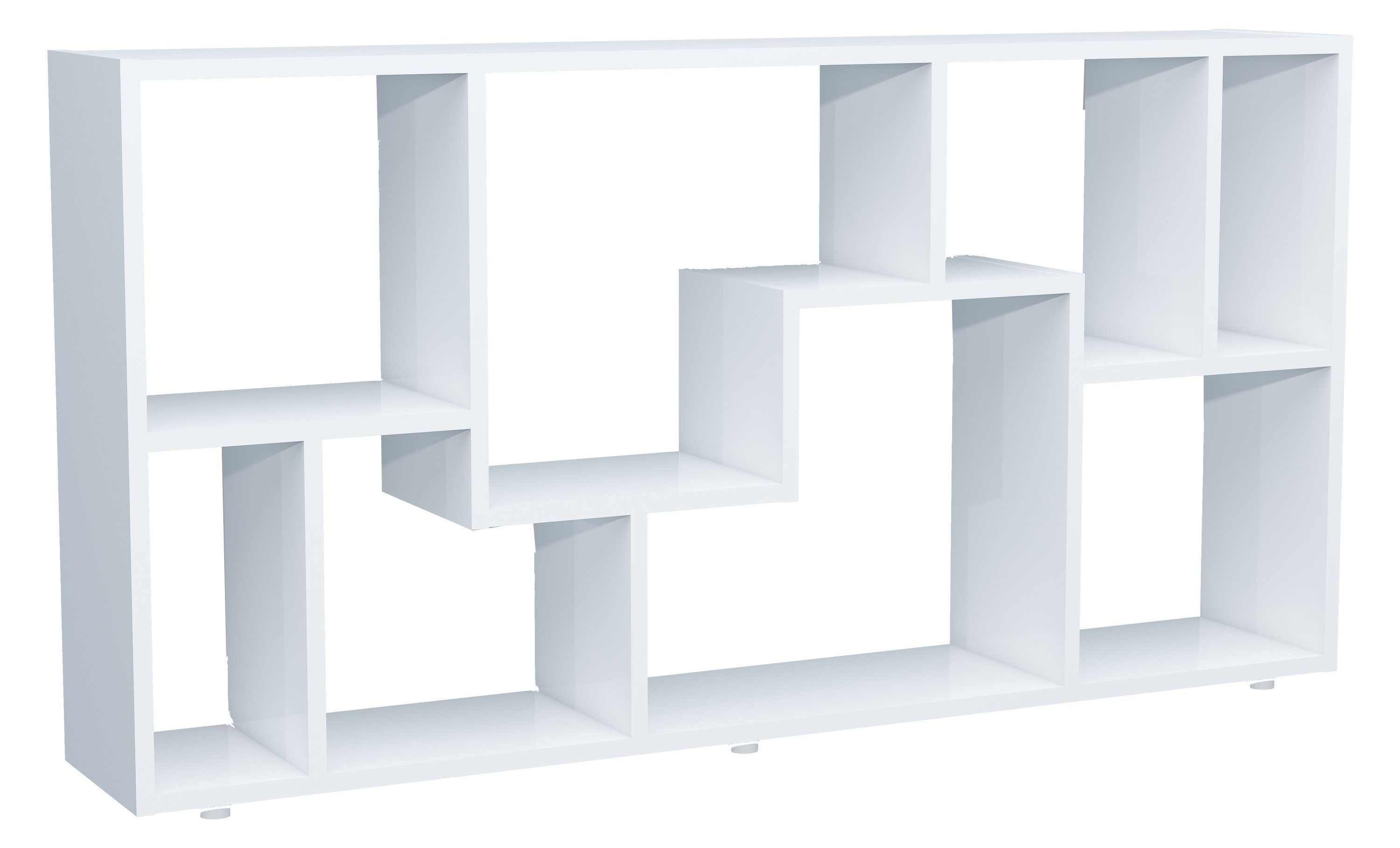 VCM Standregal Holz Stand Regal Raumteiler Bücherregal Lanisa L günstig online kaufen