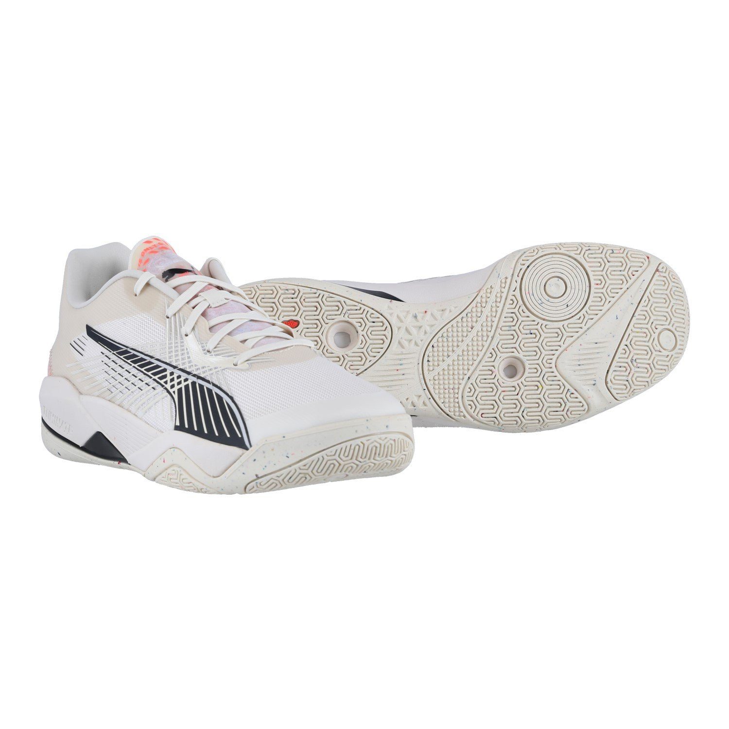 PUMA Hallen-Indoorschuhe Eliminate Power Nitro II RE beige Herren Badmintonschuh