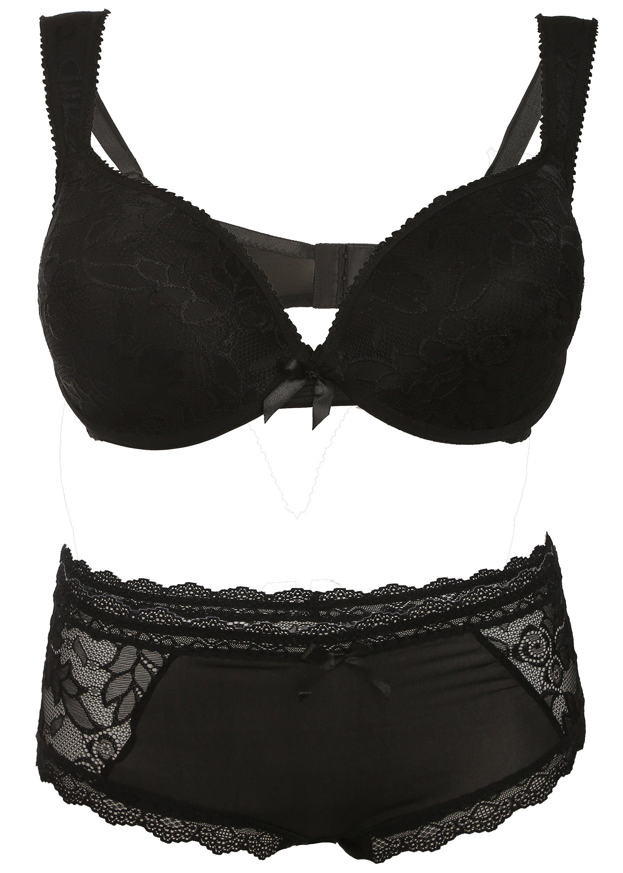 Family Trends Set: Push-up-BH (mit Hüftslip) mit passender Panty
