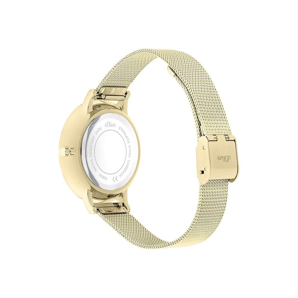 s.Oliver Quarzuhr s.Oliver Armbanduhr mit Mesharmband SO-4080-MQ, s.Oliver günstig online kaufen