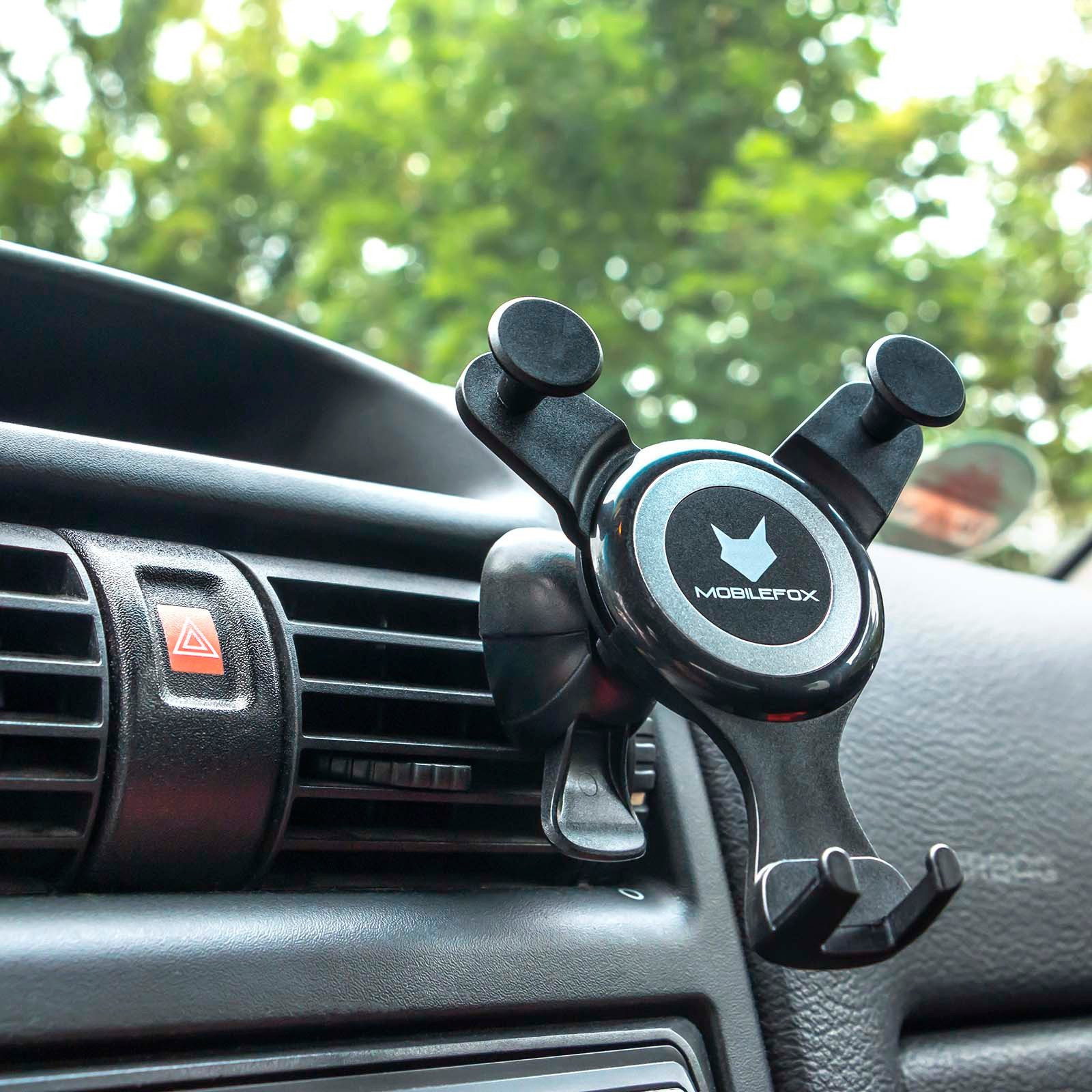 Mobilefox Smartphone-Halterung Universal Lüftungs Gitter Auto KFZ PKW Handy Halterung Halter