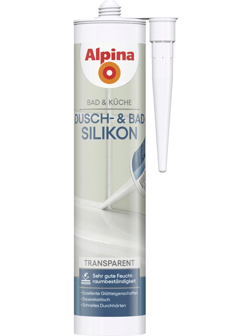 Alpina Silikon Alpina Dusch & Badsilikon transparent 300 ml