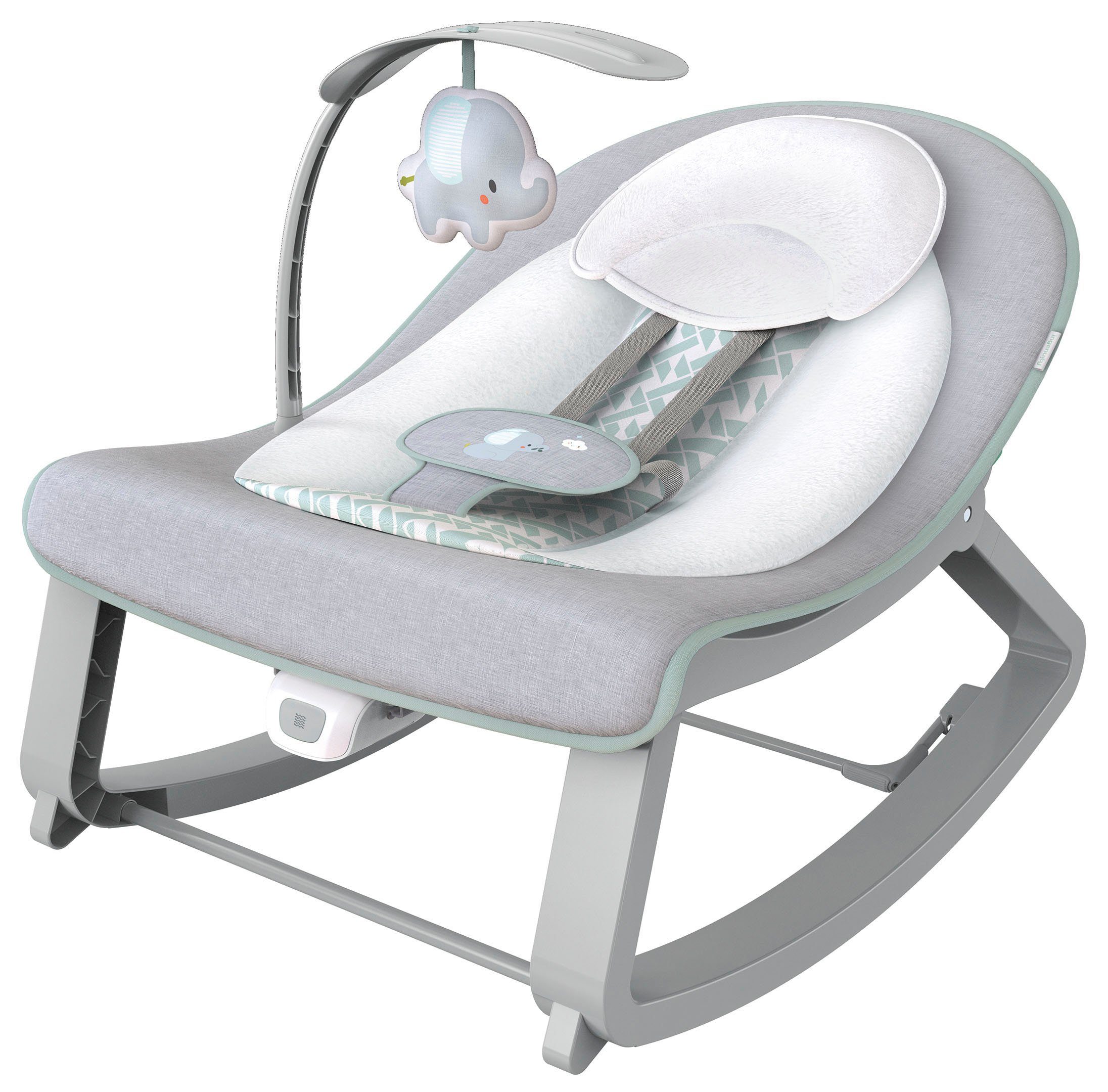 ingenuity Babywippe Keep Cozy, Weaver, mit abnehmbarem Hängespielzeug