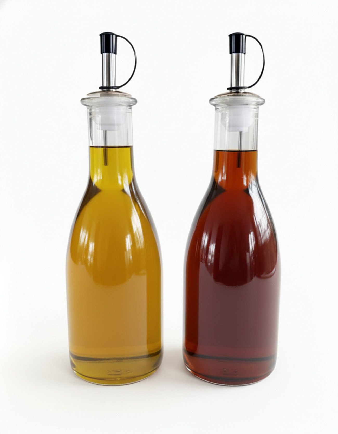 Provance Ölspender 2er Set Glasflaschen 2x300 ml für Essig und Öl