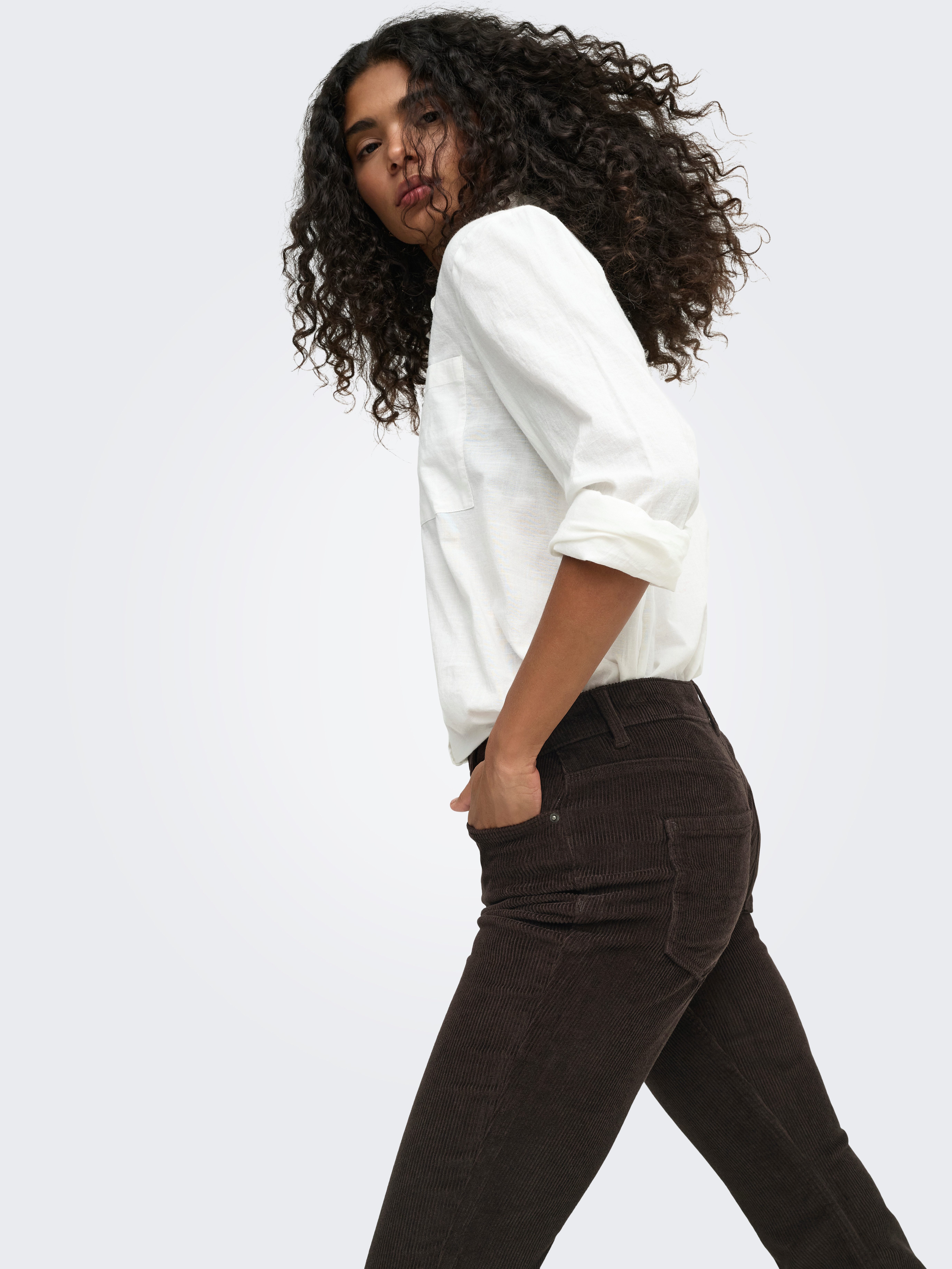 ONLY Cordhose ONLMARY – Flared Cordhose mit Stretchkomfort Baumwollmischung, bootcut fit
