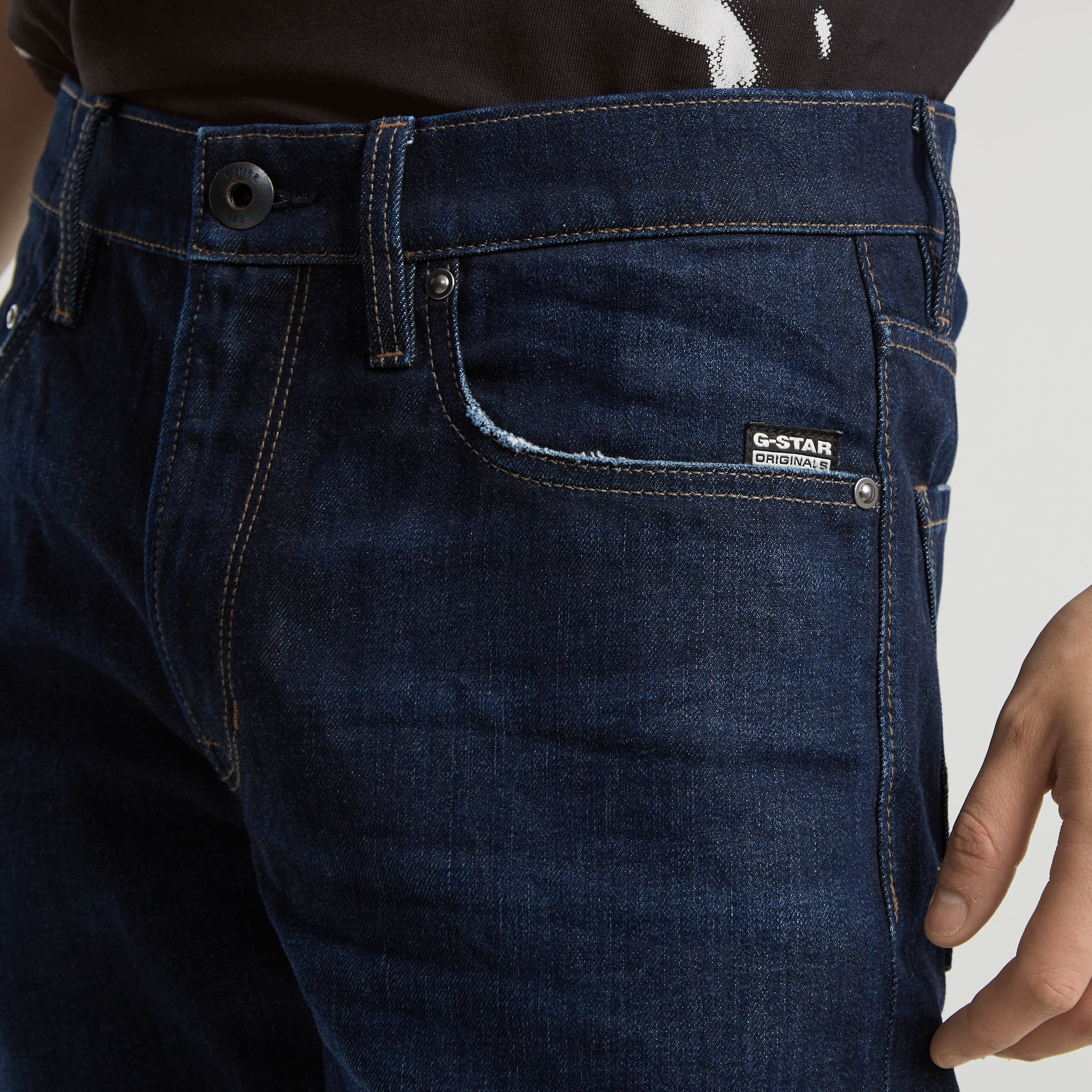 G-STAR Straight-Jeans Mosa Straight mit hellen Nähten