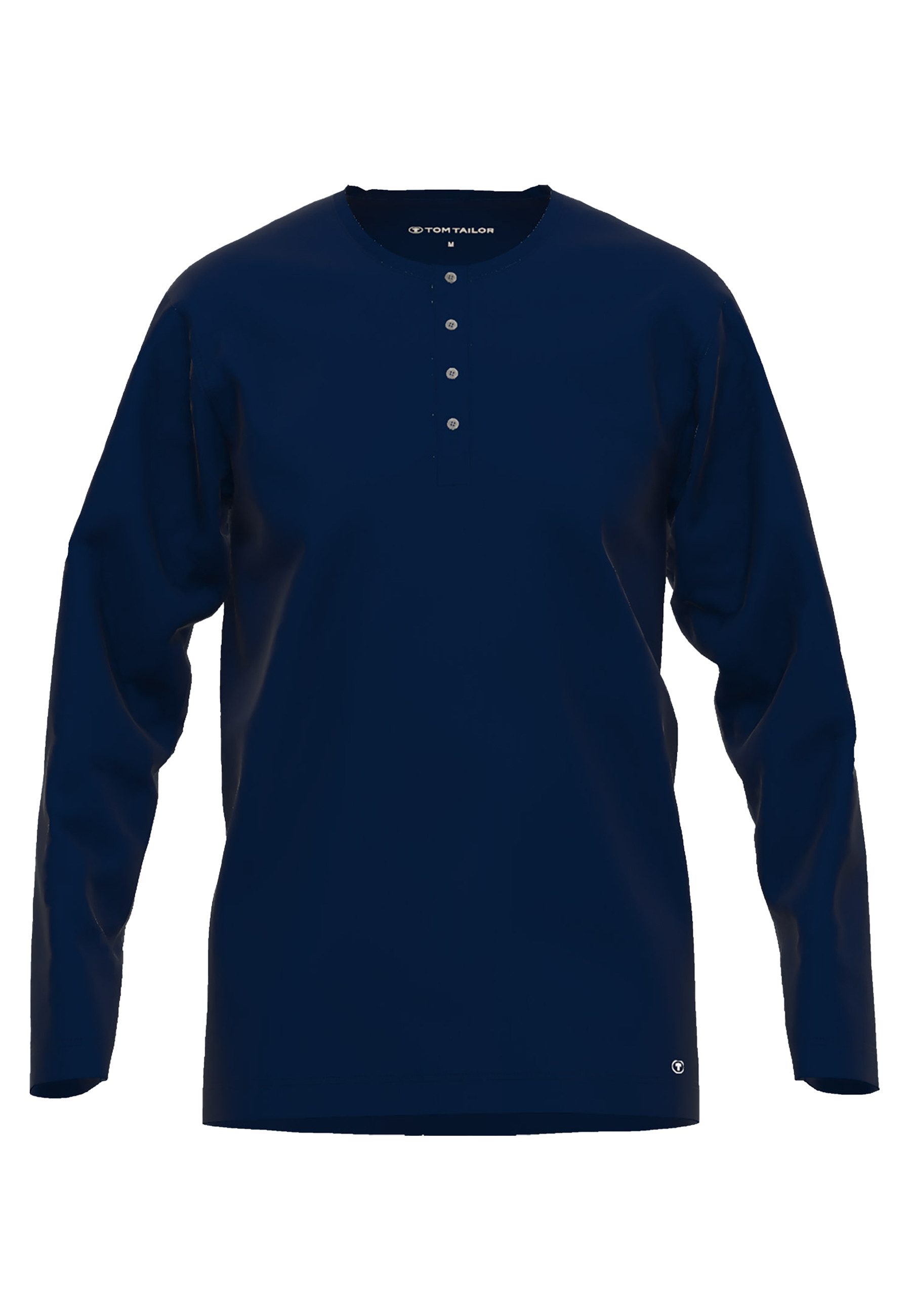 TOM TAILOR Langarmshirt Cansas Knopfleiste vorn, günstig online kaufen