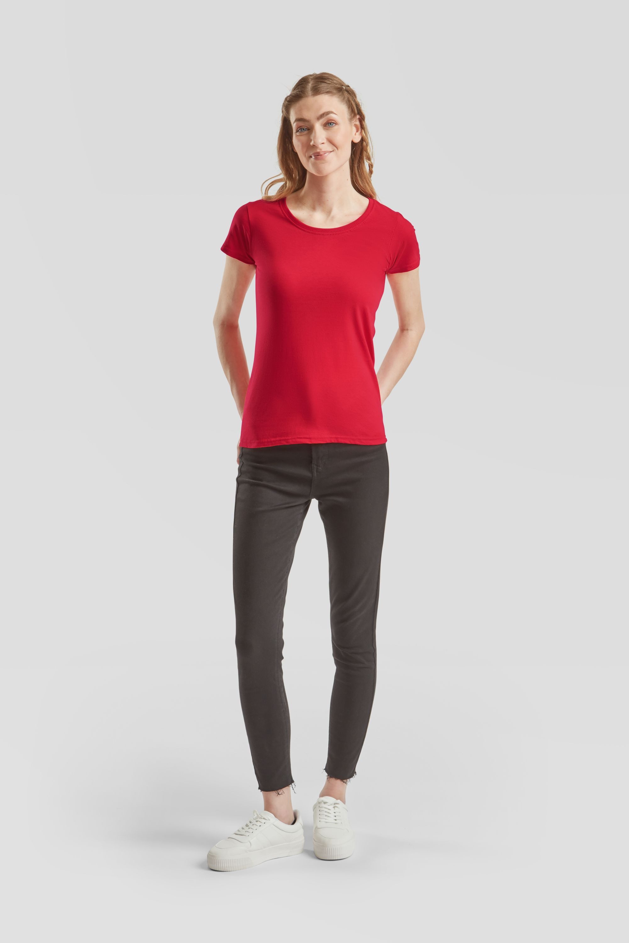 Fruit of the Loom Rundhalsshirt Fruit of the Loom Valueweight T Lady-Fit günstig online kaufen