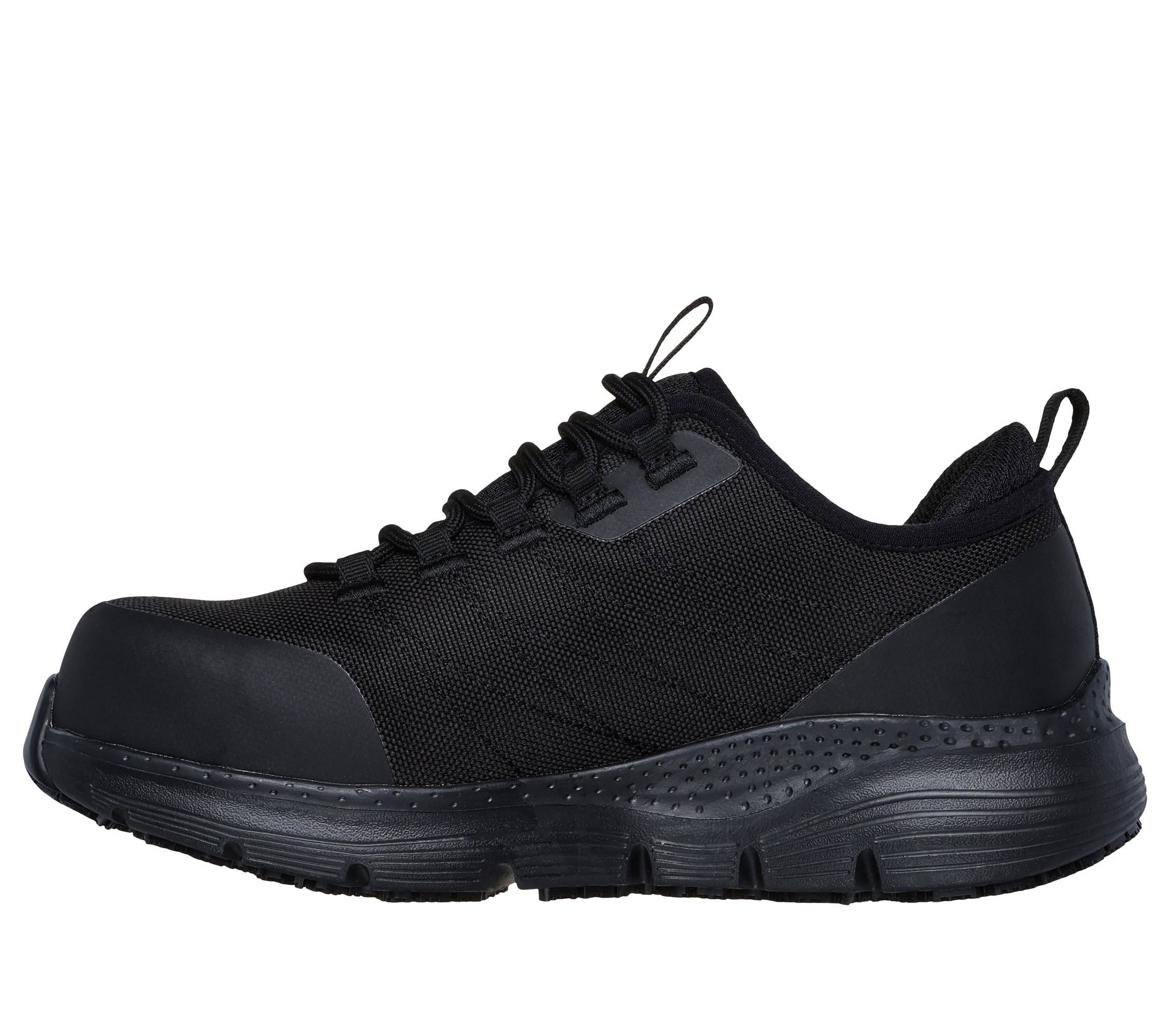 Skechers ARCH FIT SR EBINAL - Max Komfort und Sicherheit - Damen S3 SR ESD Arbeitsschuh Arch Fit Einlegesohle mit zertifizierter Unterstützung des Fußgewölbes