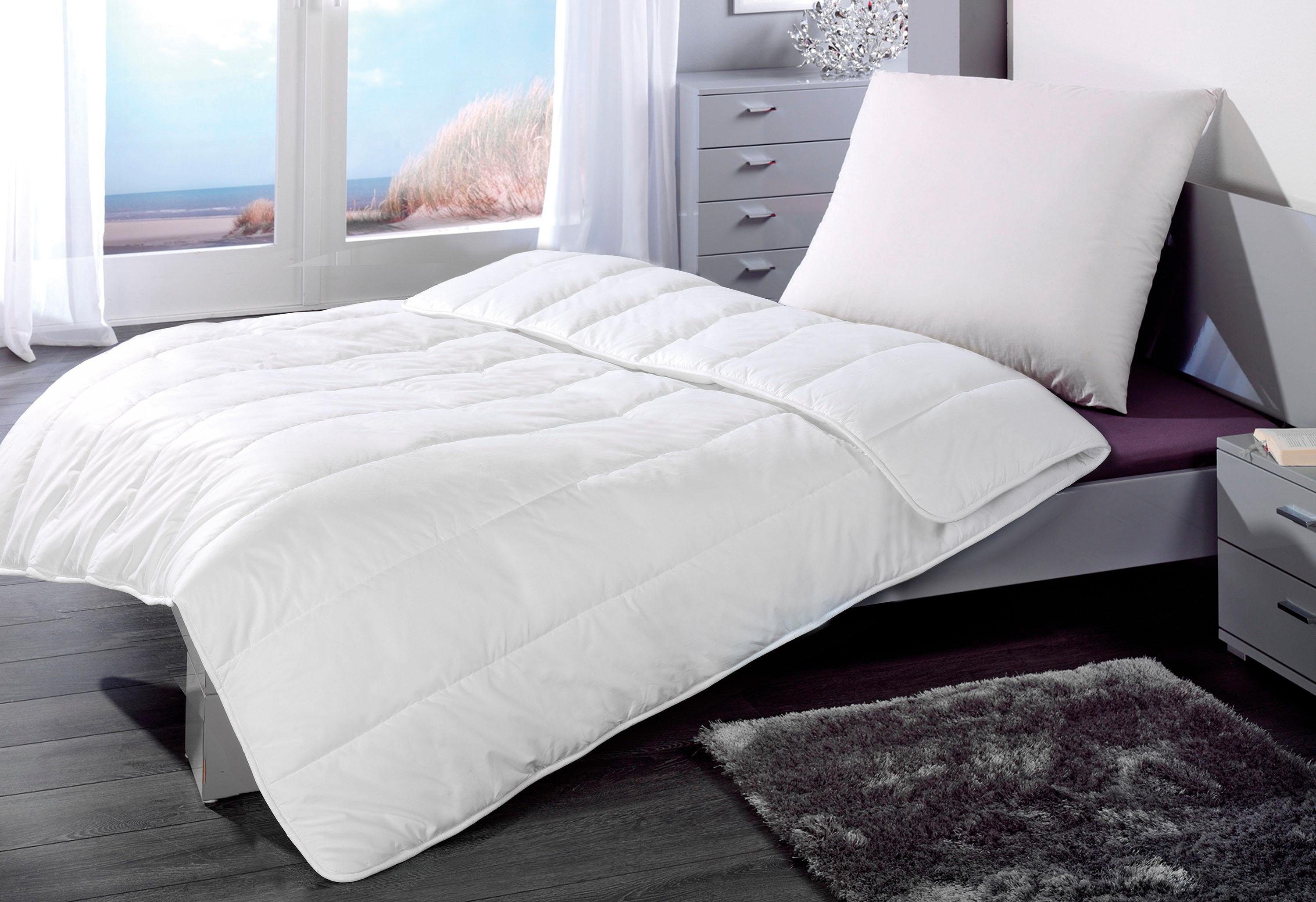 KBT Bettwaren Microfaserbettdecke + Kopfkissen Sleep günstig online kaufen
