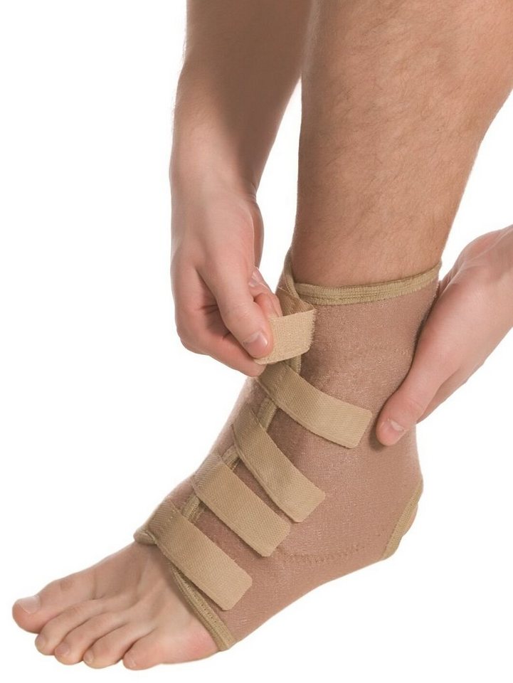 MedTex Fußbandage Elastische Bandage Fuß Strumpf Kompression Aeropren  Polster MT7021, Kompression