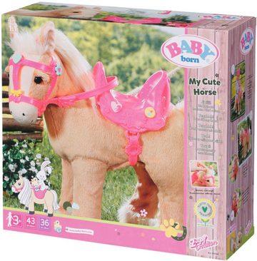 Baby Born Plüschfigur My Cute Horse, mit Sattel, Zaumzeug und Pins