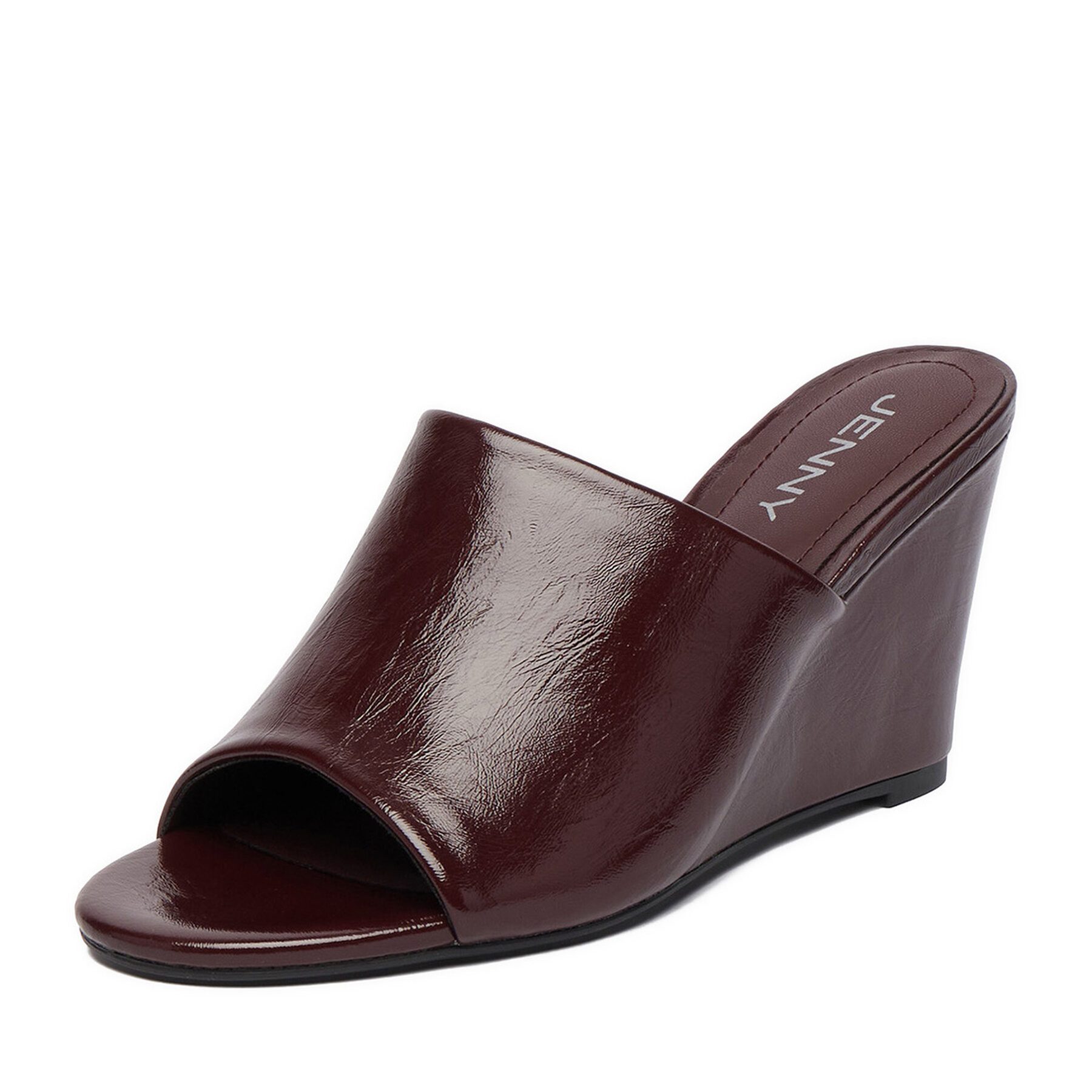 Jenny Jenny Damen-Flip-Flops in Burgunderrot Badepantolette