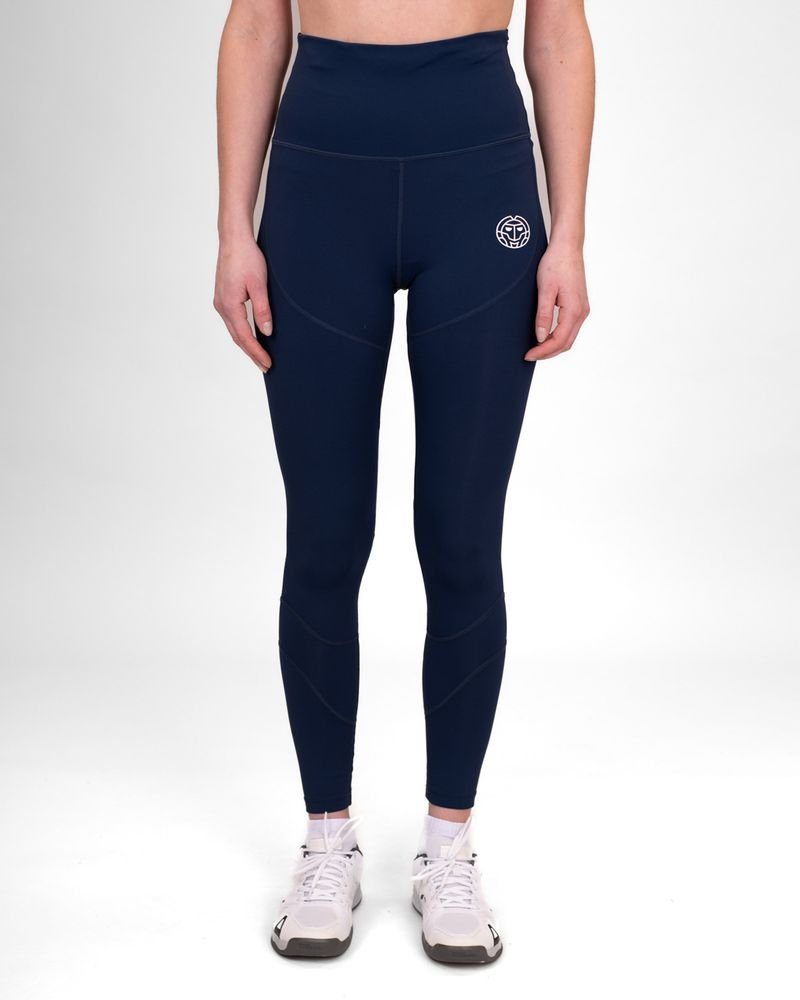 BIDI BADU Leggings Crew Sportleggings für Damen in dunkelblau