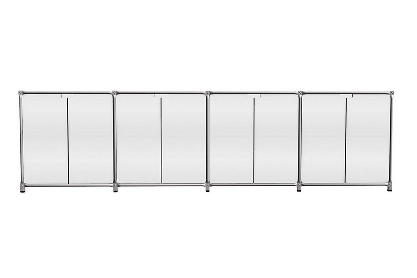 System 180 Kleiderschrank Sideboard System 180 weiß B 291 cm