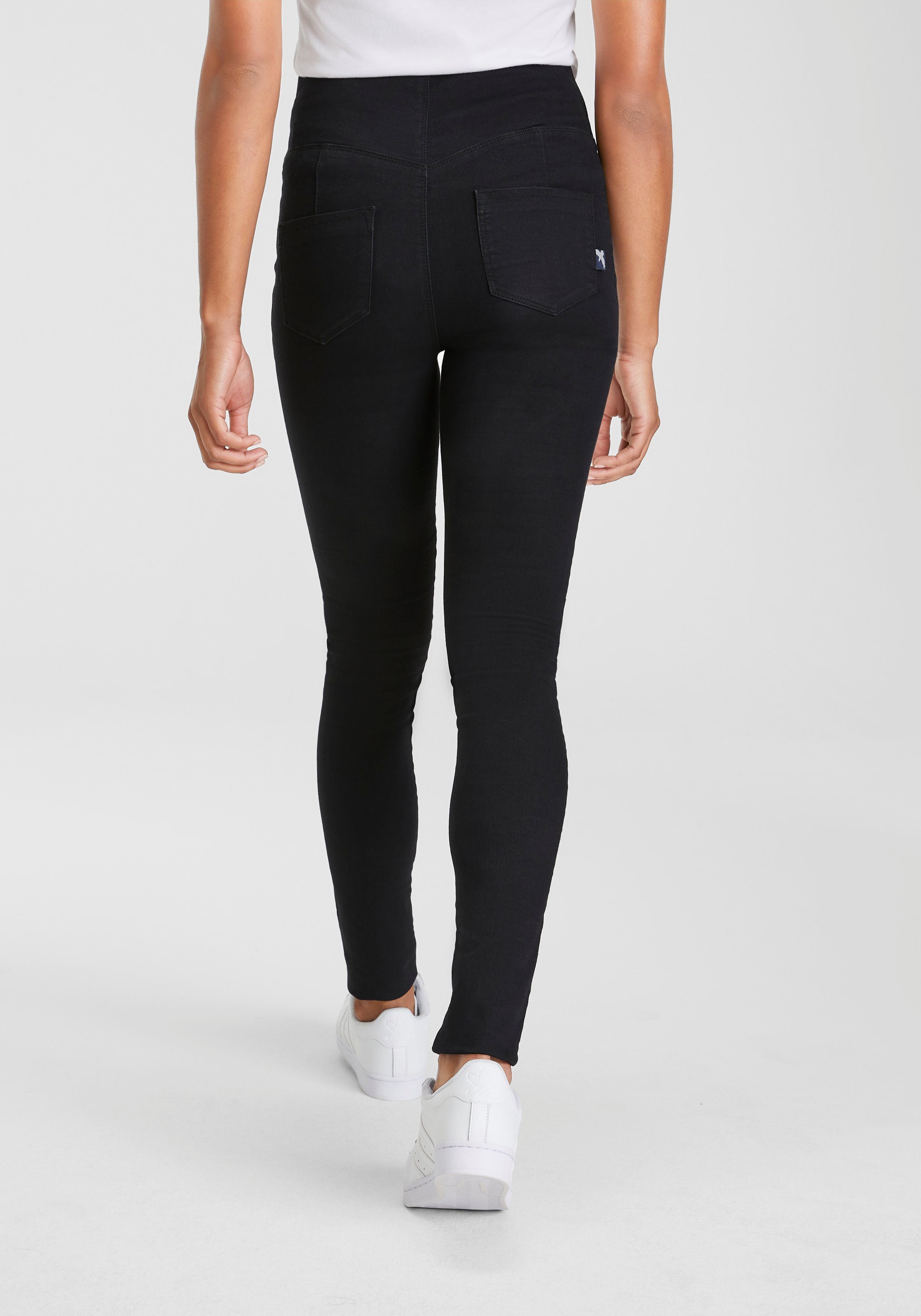 Arizona Jeansjeggings extra-eng geschnittene Beinform, hohe günstig online kaufen