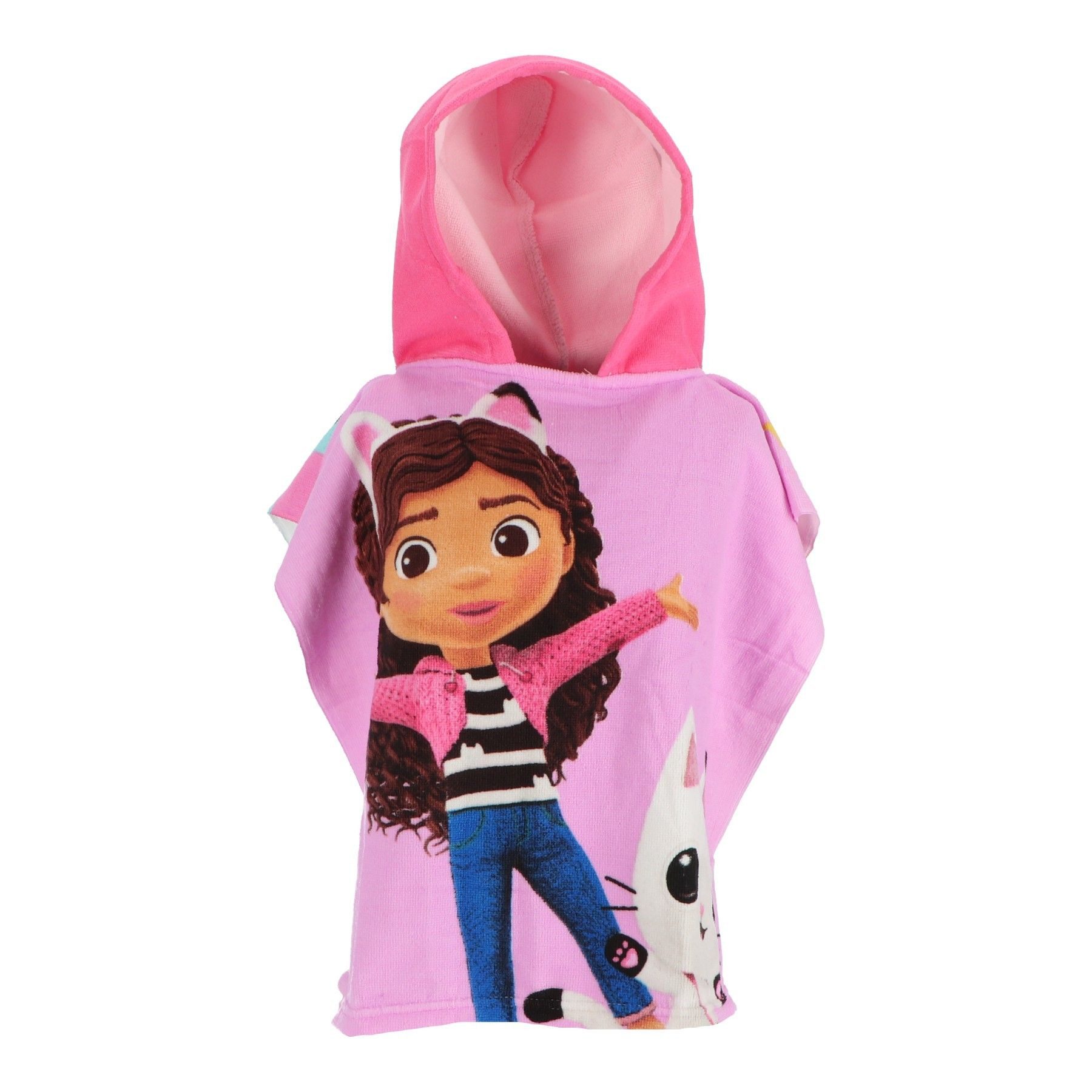 Badeponcho Kinder-Poncho 100 x 50 cm – Mikrofaser Handtuchponcho für Mädchen
