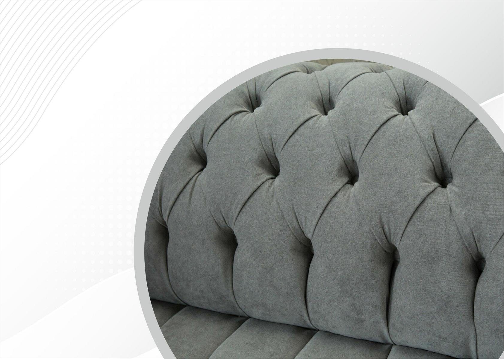 Chesterfield-Sofa, 2 JVmoebel cm Chesterfield Sofa Sofa Sitzer Couch Design 185