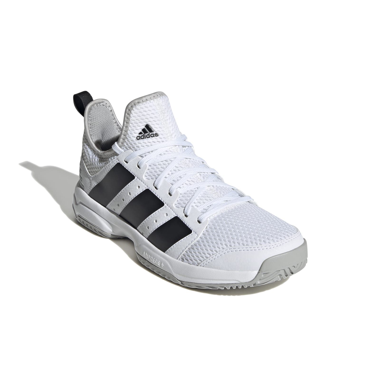 adidas Performance Hallen-Indoorschuhe Stabil #22 weiss Kinder Badmintonschuh