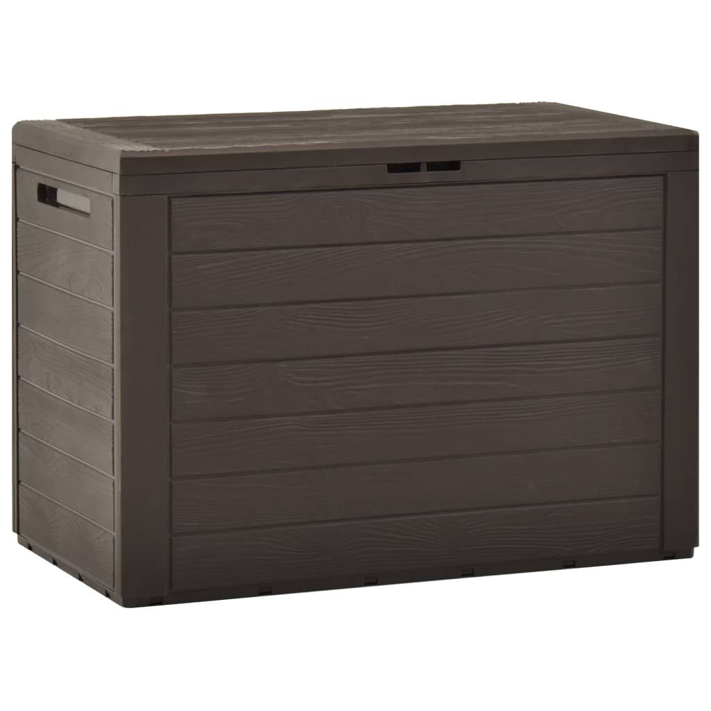 vidaXL Auflagenbox NA Gartentruhe Kissenbox Kissentruhe Auflagenbox Braun 78x44x55 cm