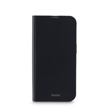 Hama Smartphone-Hülle Handytasche Booklet für Apple iPhone 15 nachhaltig schwarz, Kartenfach