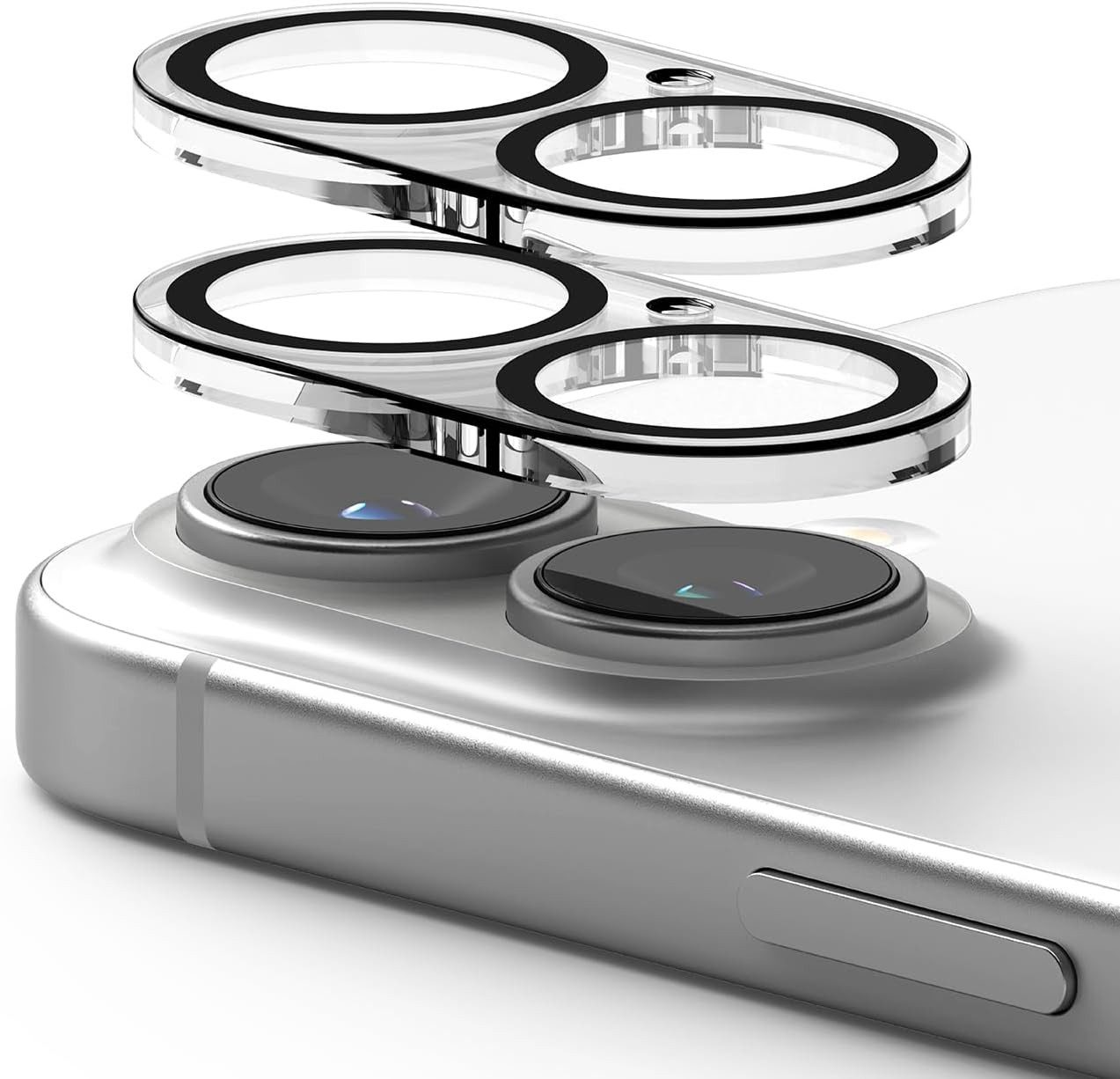 AVANA Schutzfolie Kamera Schutzglas für iPhone 16 / iPhone 16 Plus Panzerglas, (2 Stück), Anti-Kratzer, glasklarer Kameraschutz