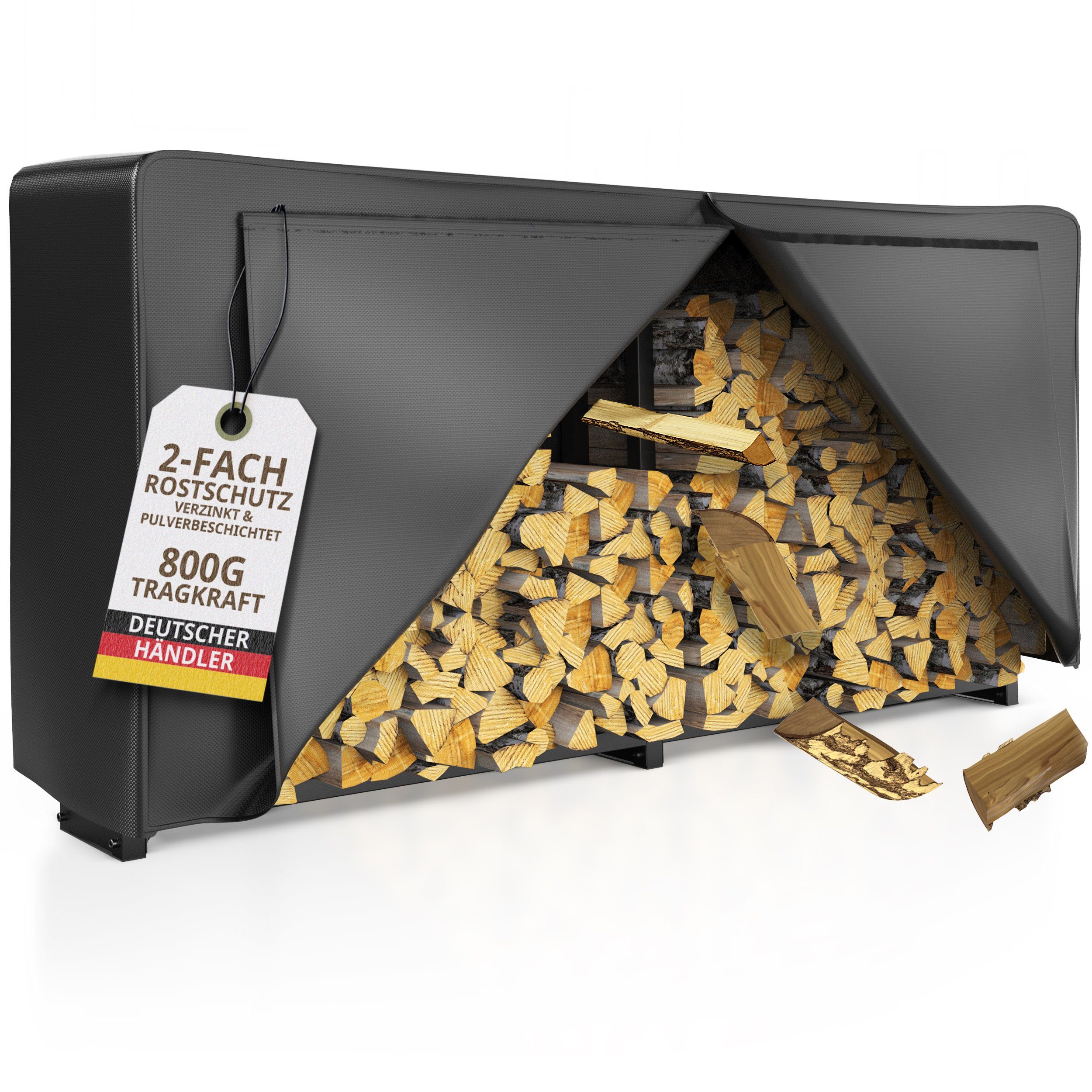 LAWA Living and Lifestyle Kaminholzregal außen günstig online kaufen