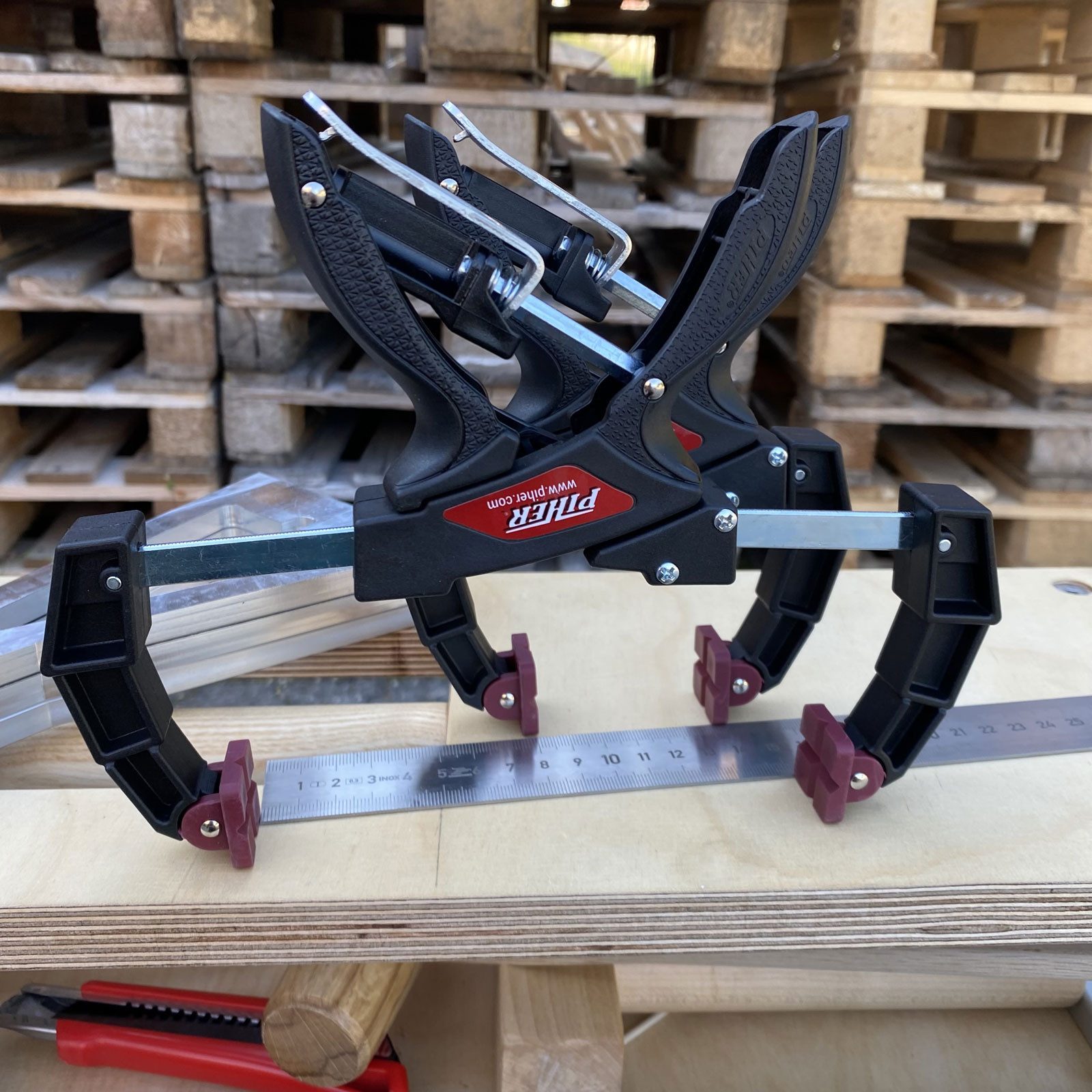 Piher Schraubzwinge Piher Ausziehbare Spannzange 16 cm 52204, (1 Stück)