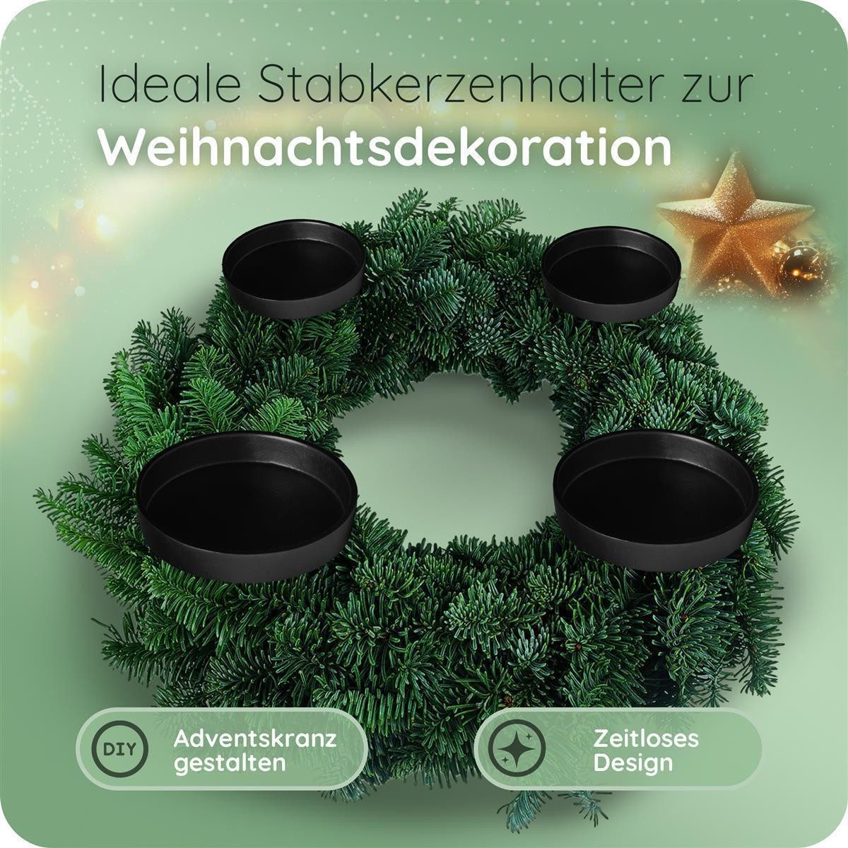 Novaliv Kerzenständer - (12 St), 12x günstig online kaufen