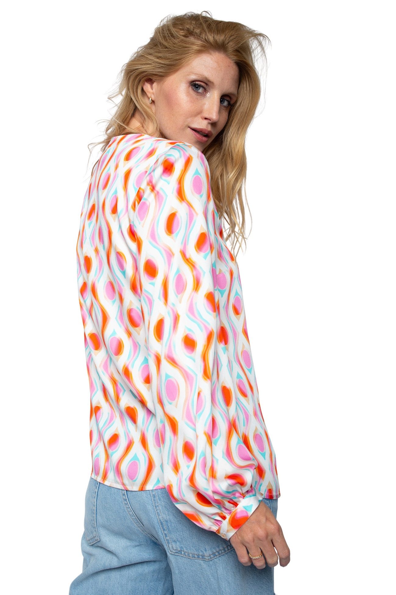 Emily Van Den Bergh Schlupfbluse Damenbluse 8506-084