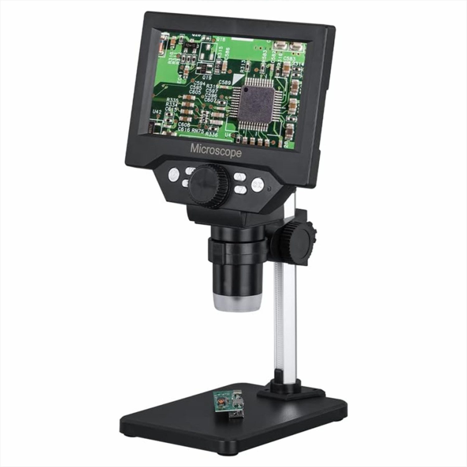 KingLux 5,5Zoll-LCD-Display, Elektronenmikroskop, 1000-fache Vergrößerung Elektronenmikroskop (1x-1000x)