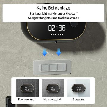 Novzep Seifenspender Automatischer Seifenspender, wandmontierter Seifenspender, USB-Aufladung, geeignet für Bad und Küche