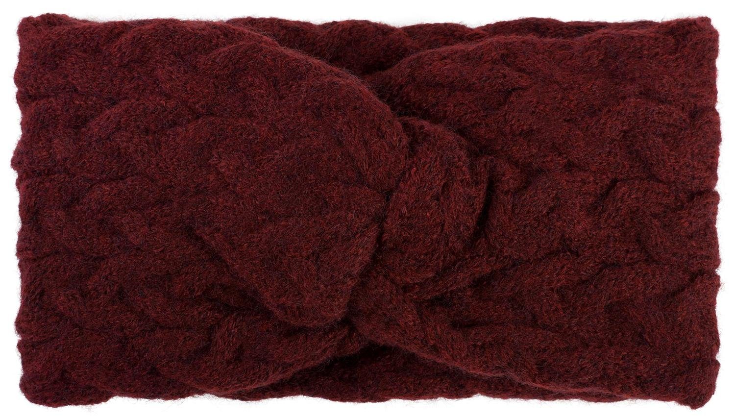 styleBREAKER Stirnband Strick Stirnband mit Zopfmuster günstig online kaufen