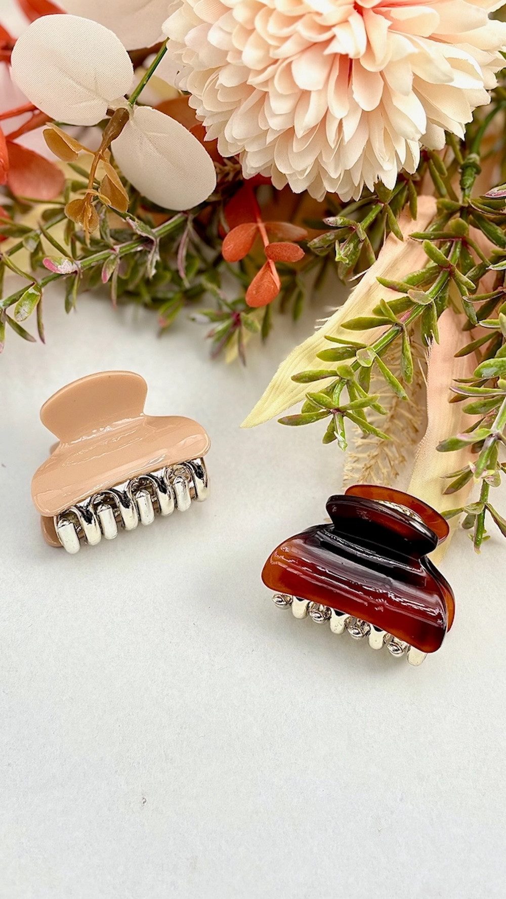 LK Trend & Style Haarspange Mini-Haarclip so klein und so wichtig, 2 Stück, Klassisch schöne Haarspange