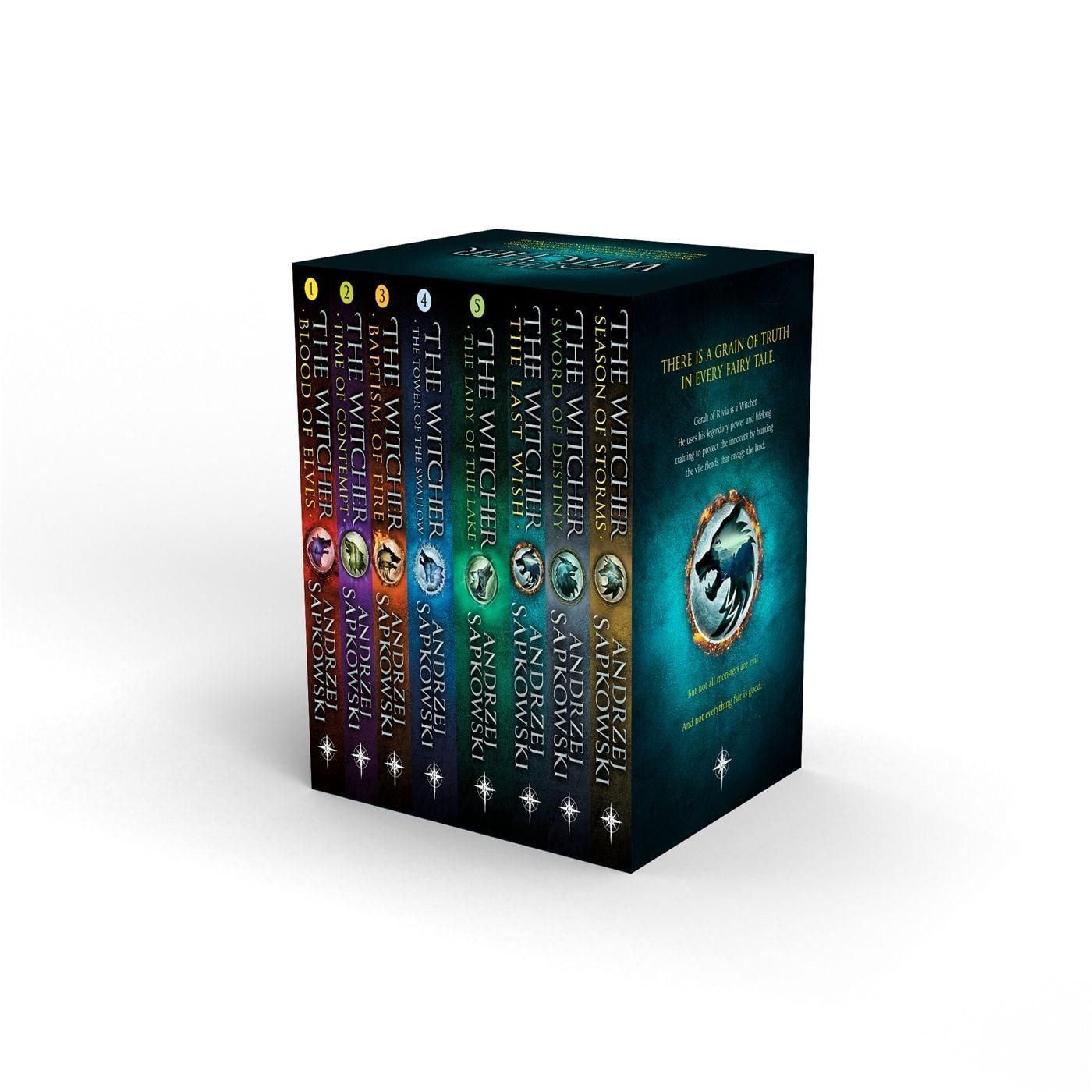 The Witcher Boxed Set / Andrzej Sapkowski, The Last Wish, Sword of Destiny, Blood of Elves, Time of Contempt, Baptism of Fire, The Tower of The Swallow, The Lady of the Lake, Season of Storms
