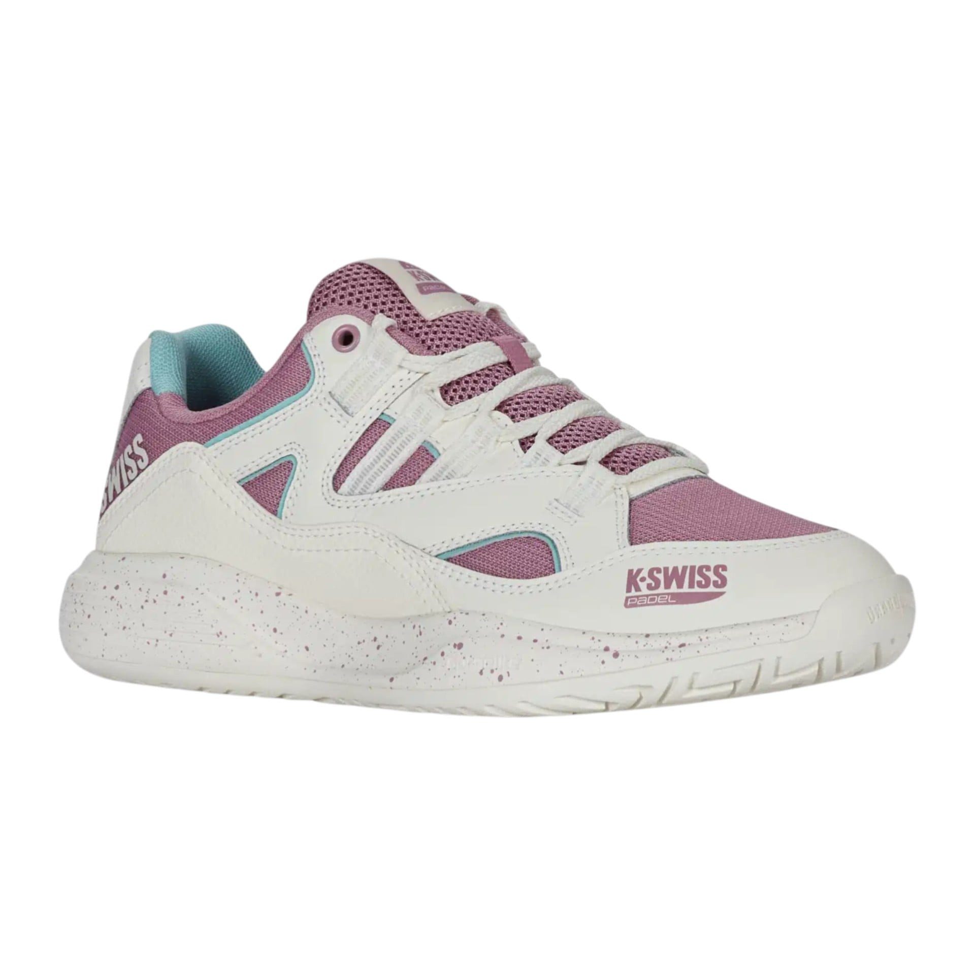 K-Swiss Performance Padelschuhe Tura Team - weiss/lila Damen Tennisschuh