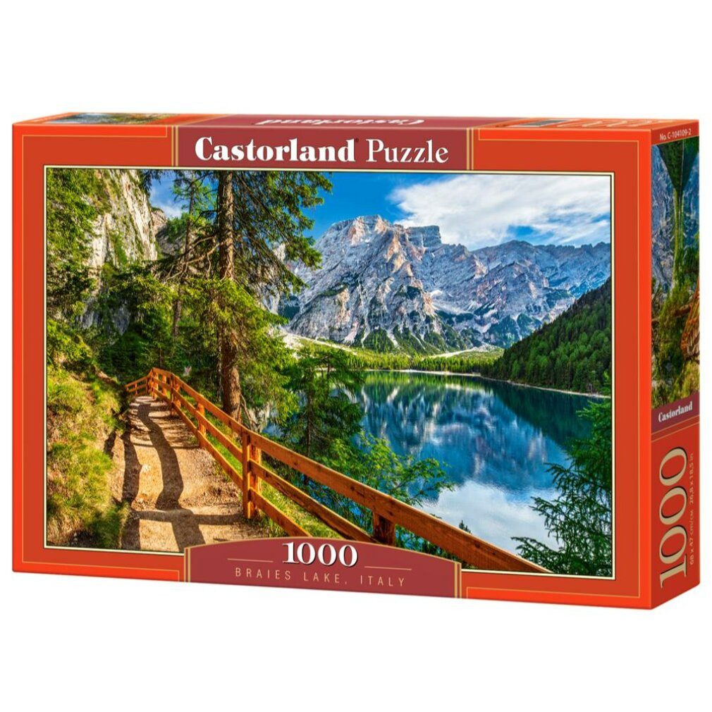 Castorland Puzzle Puzzle Pragser Wildsee, Italien 1000 Teile, Puzzleteile