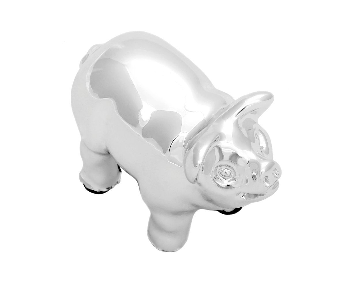 Brillibrum Dekofigur Glücksschwein Talisman Schwein Glück Neujahr Silvester