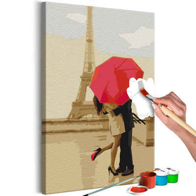 Artgeist Malen nach Zahlen Kiss in Paris