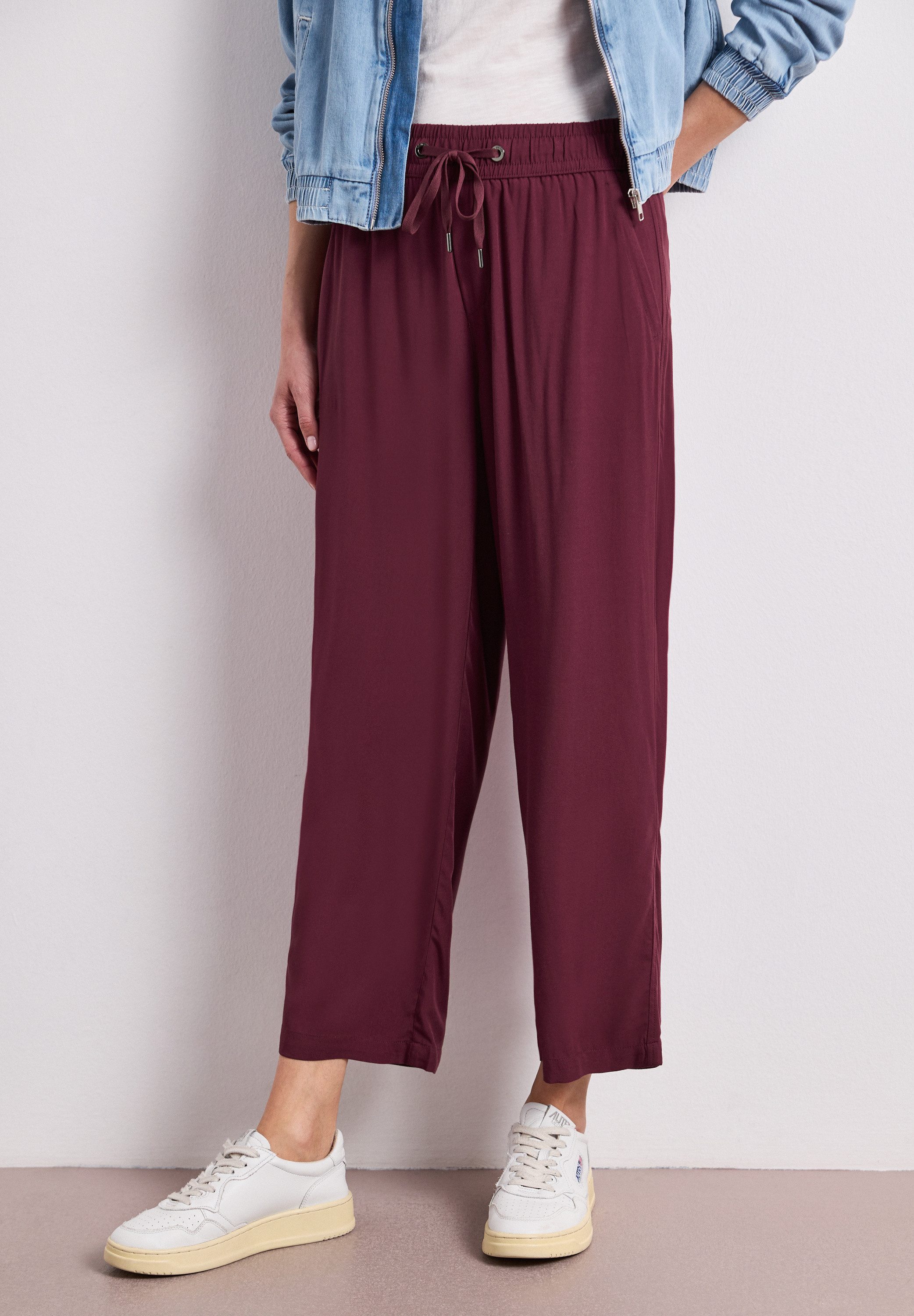 STREET ONE Stoffhose mit Wide Legs