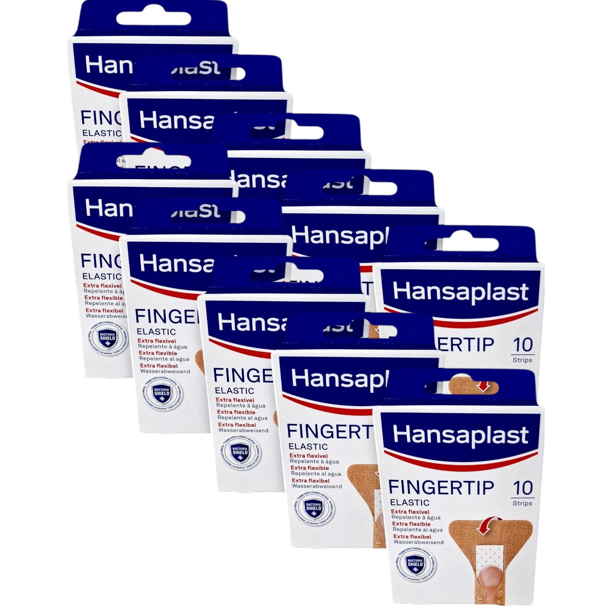 Hansaplast Wundpflaster 10x Hansaplast Fingerkuppenpflaster - 10x 10 Stück Finger Tip