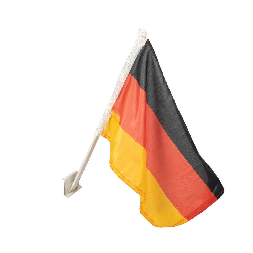 VertriebsArena GmbH Fahne Deutschland Autofahne 30x45cm 120D Hochwertig