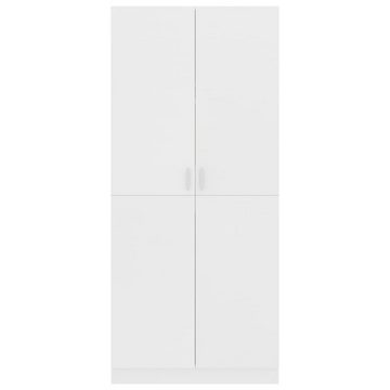 vidaXL Kleiderschrank Kleiderschrank Weiß 80x52x180 cm Holzwerkstoff (1-St)