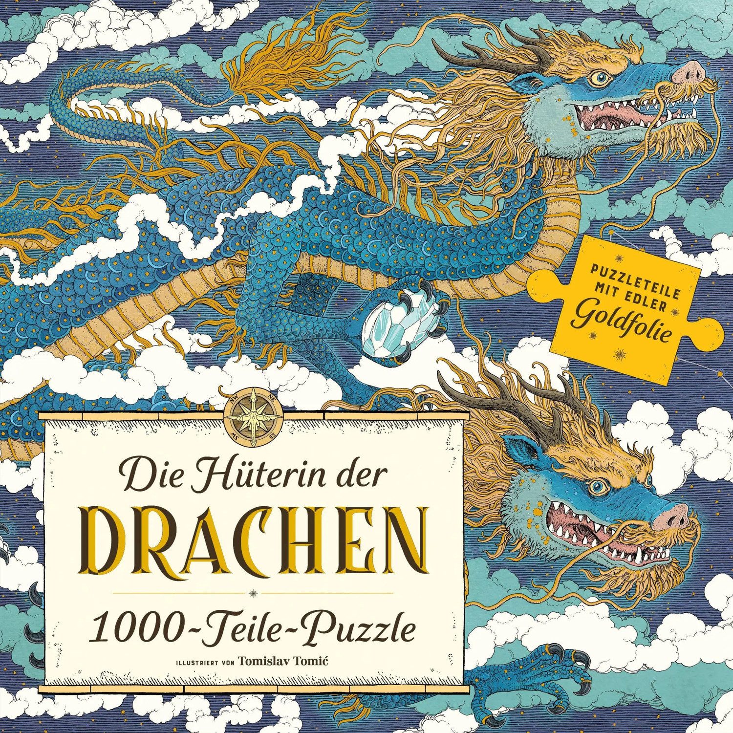 Prestel Verlag Puzzle Die Hüterin der Drachen Puzzle, 1000 Puzzleteile