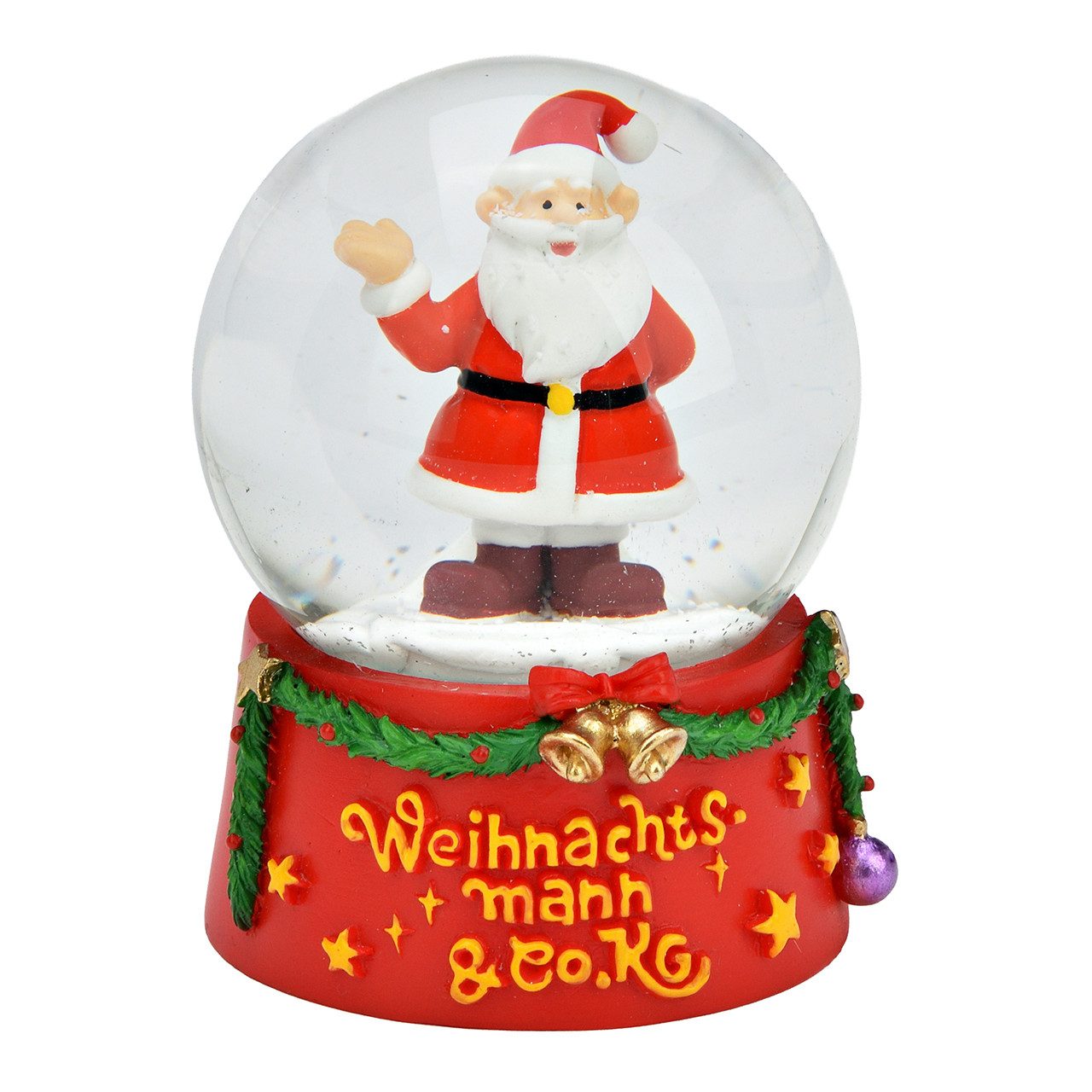 Wurm Schneekugel Weihnachtsmann & Co. KG Schneekugel, Schüttelkugel, Glaskugel (1 St), cm.