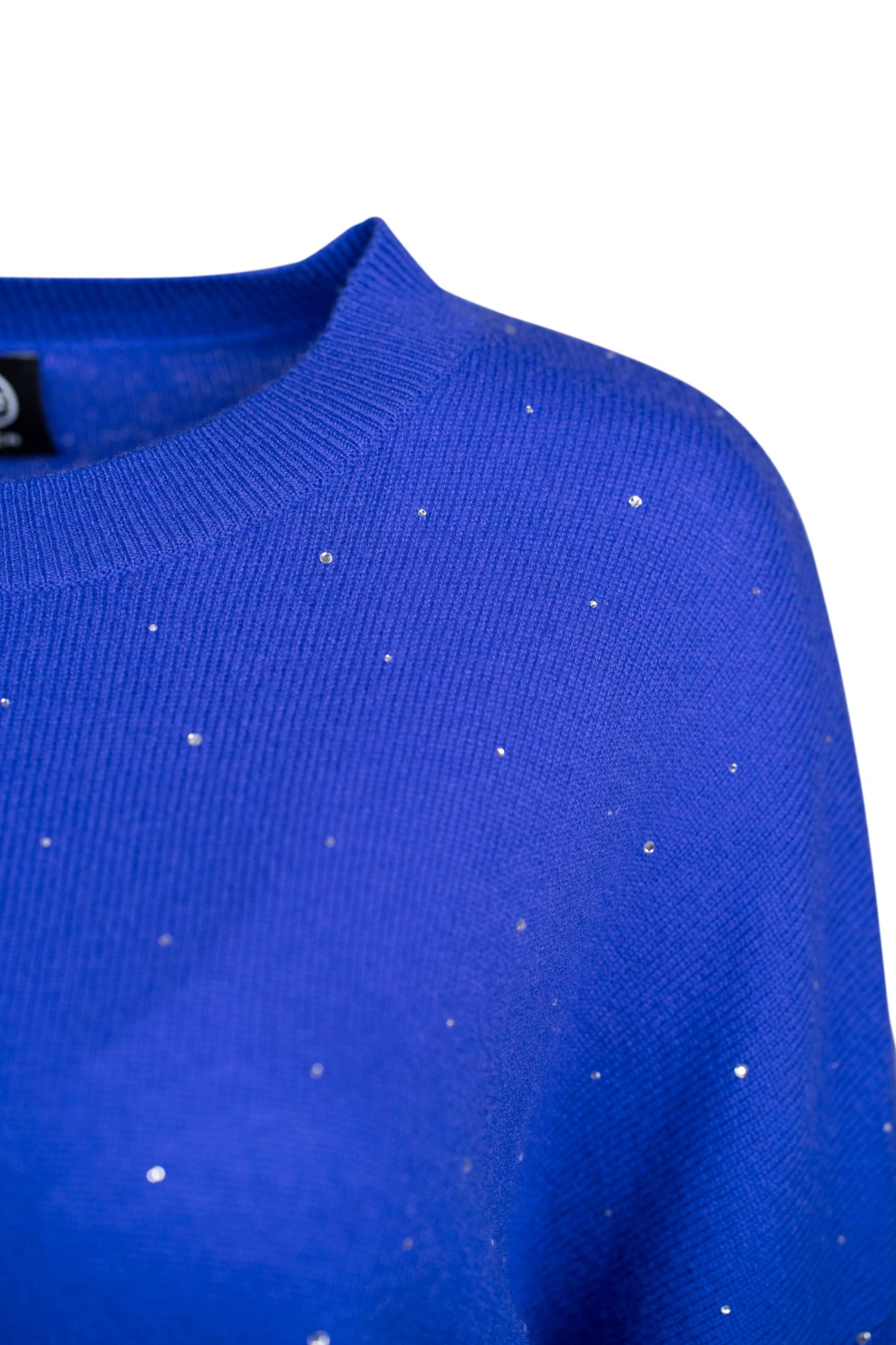 Faber Kaschmirpullover Steinchenpullover mit Kaschmir mit Kaschmir