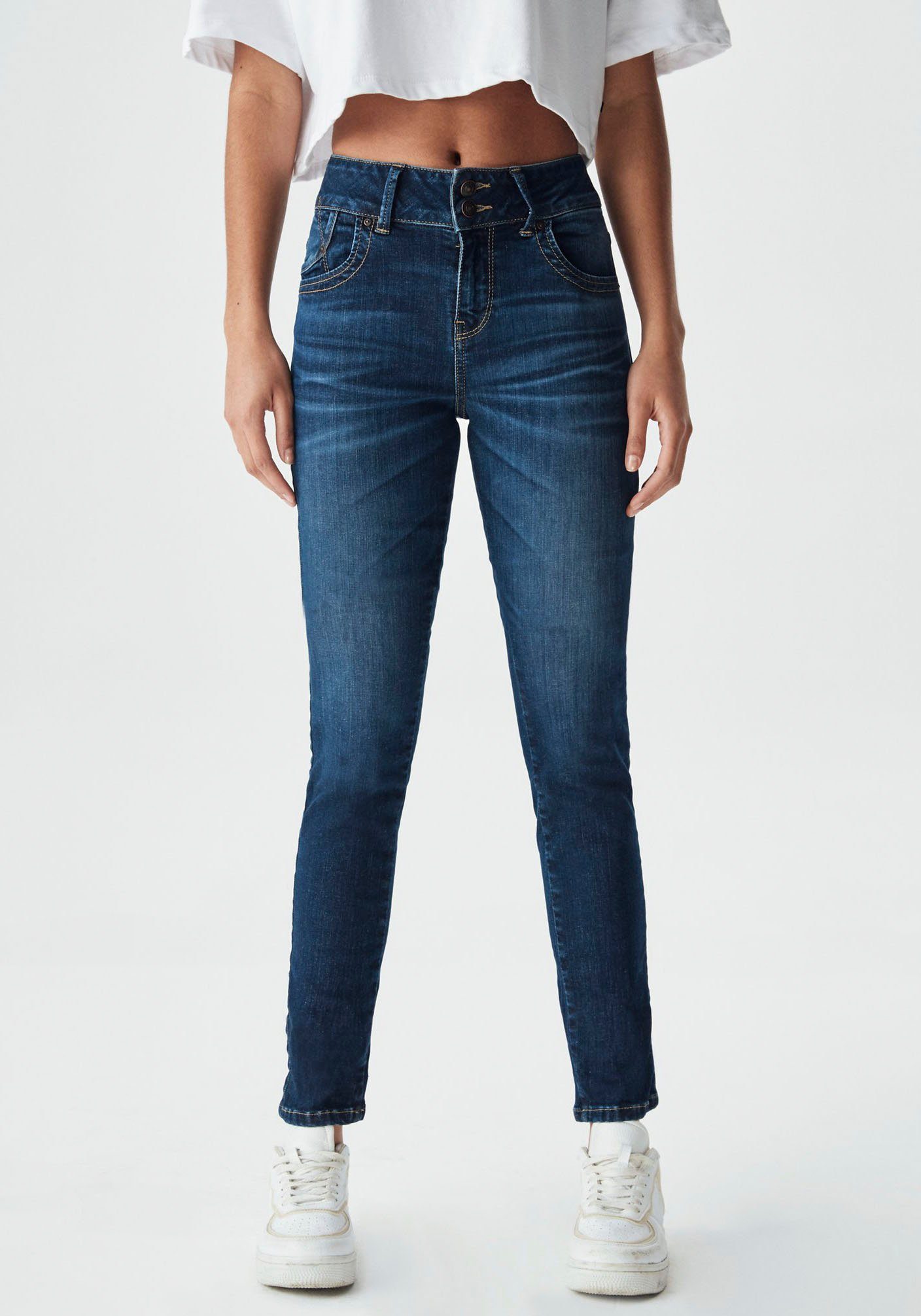 LTB Slim-fit-Jeans MOLLY HIGH SMU mit schmalem Bein, hoher Leibhöhe und mit  Stretch-Anteil - EXKLUSIV