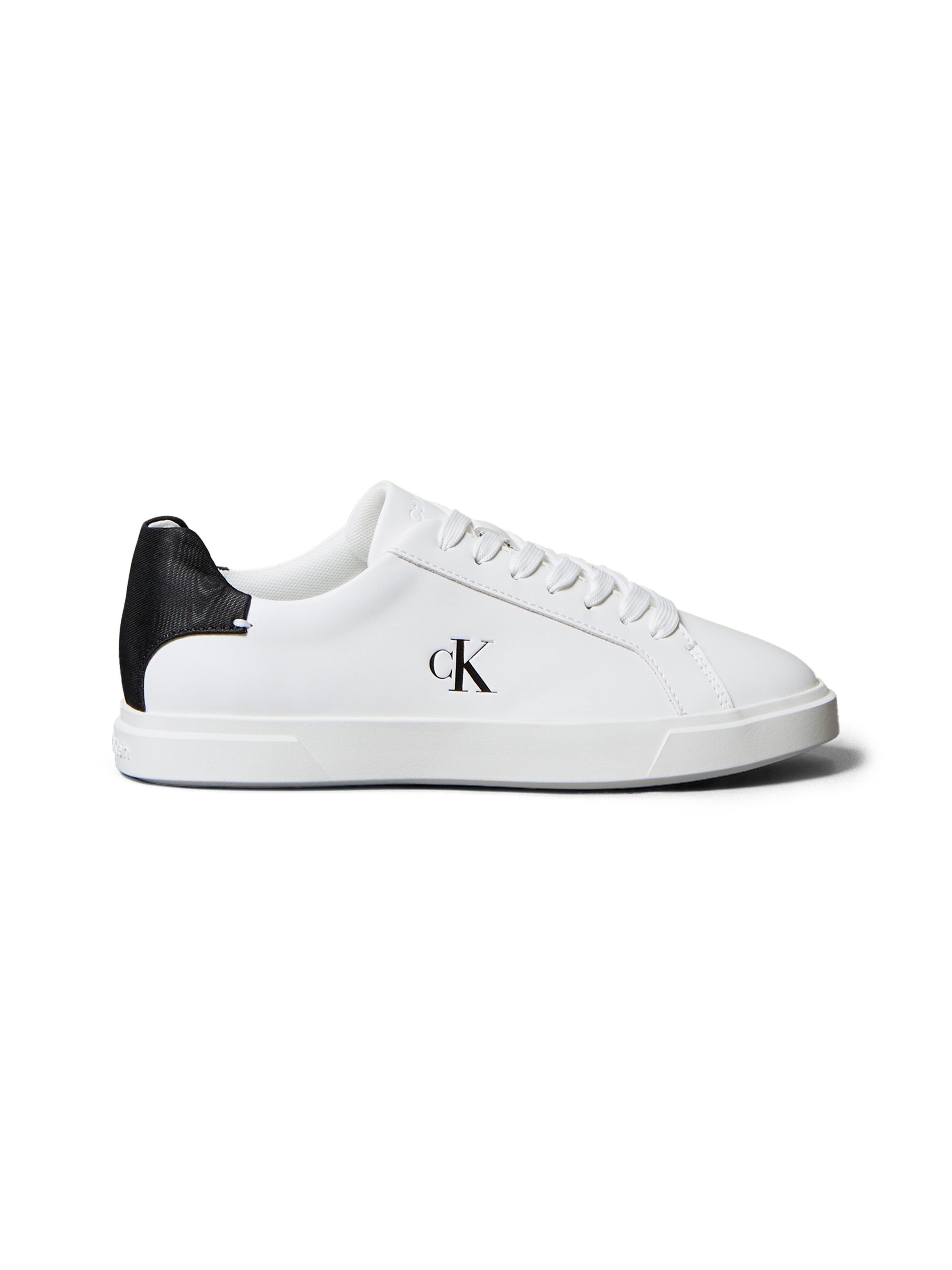 Calvin Klein LOW PRO CUP LACEUP LTH MOIRE Sneaker Halbschuh, Schnürschuh, Freizeitschuh mit heller Laufsohle