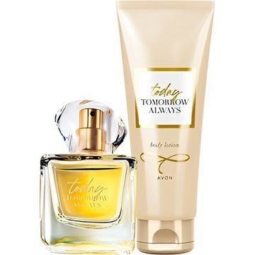AVON Cosmetics Eau de Parfum TTA TODAY Spray 50 ml Bodylotion 125 ml Pflege Duft Geschenkset, 4-tlg., Einzigartiger Duftgenuss, Intensive Pflege, Geschenk